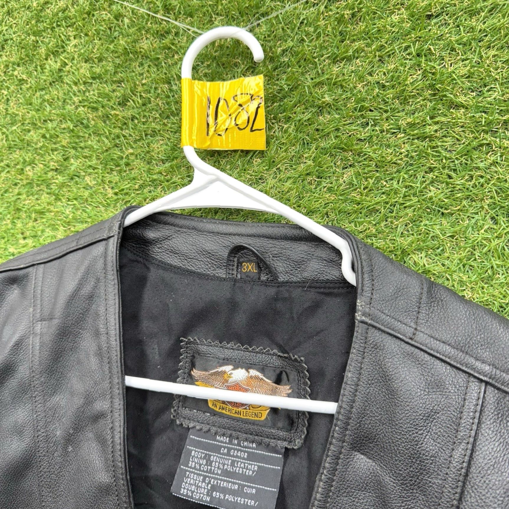 Harley Davidson VINTAGE Harley-Davidson Leather Motorcycle Vest Mens 3XL XXXL Biker USA Band 100th Anniversary Leather Vest Size US XXL / EU 58 / 5 - 2 Thumbnail