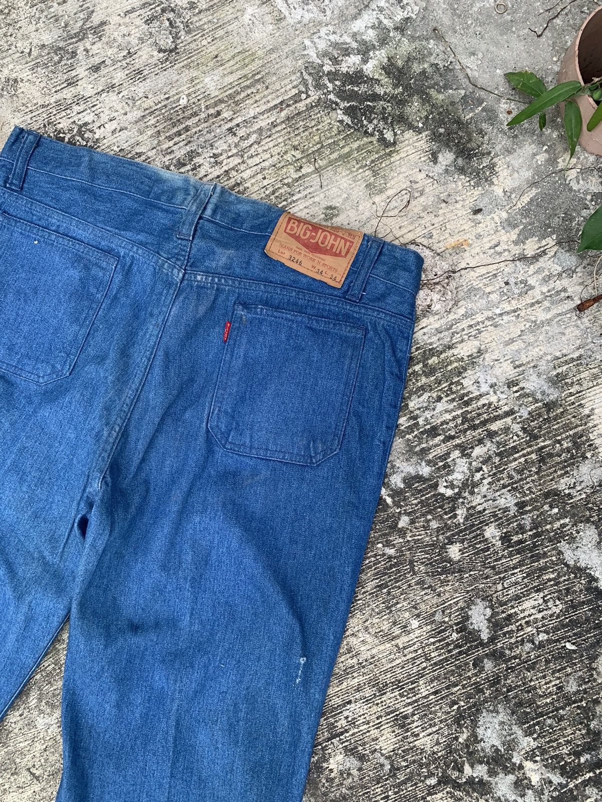 Big John × Hysteric Glamour × Le Grande Bleu (L.G.B.) Sun faded 🔥 flare Big john bush pants bootcut jeans Size US 34 / EU 50 - 15 Thumbnail