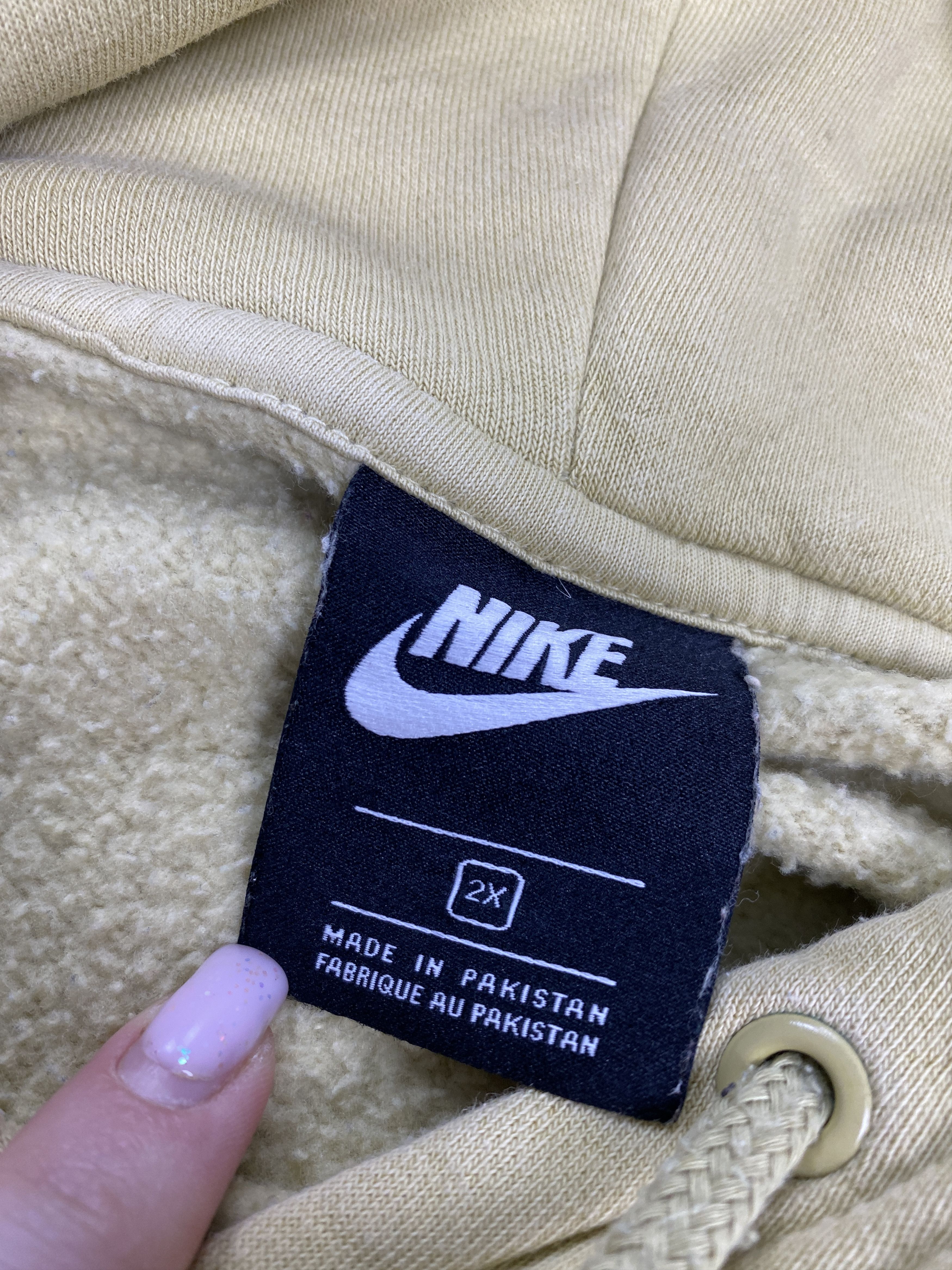 Nike × Vintage Nike mini swoosh zip hoodie y2k oversized Size US XXL / EU 58 / 5 - 4 Thumbnail