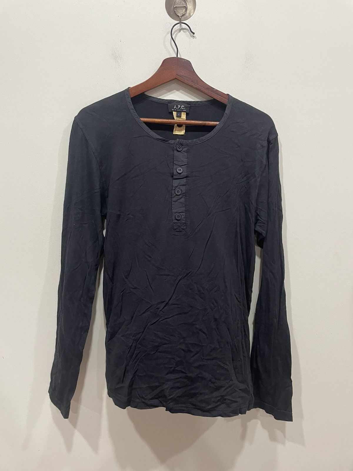 A.P.C. A.P.C Summer 2006 Long Sleeve Tshirt Size S / US 4 / IT 40 - 1 Thumbnail