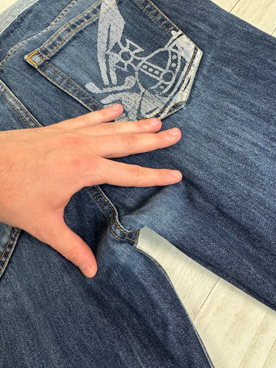 Vivienne Westwood Vivienne Westwood Anglomania Denim Jeans Big Logo Y2K Size US 30 / EU 46 - 10 Thumbnail