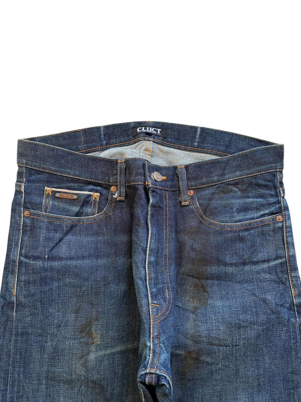 Designer × Japanese Brand Vintage Japanese Brand Raw Denim Selvedge Loose Jeans Size US 33 - 5 Thumbnail