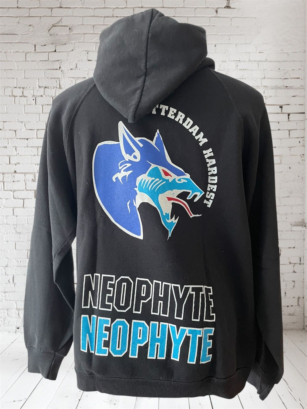 Vintage Vintage Rotterdam Records Neophyte Mid-90s Hoodie Size US XL / EU 56 / 4 - 4 Thumbnail
