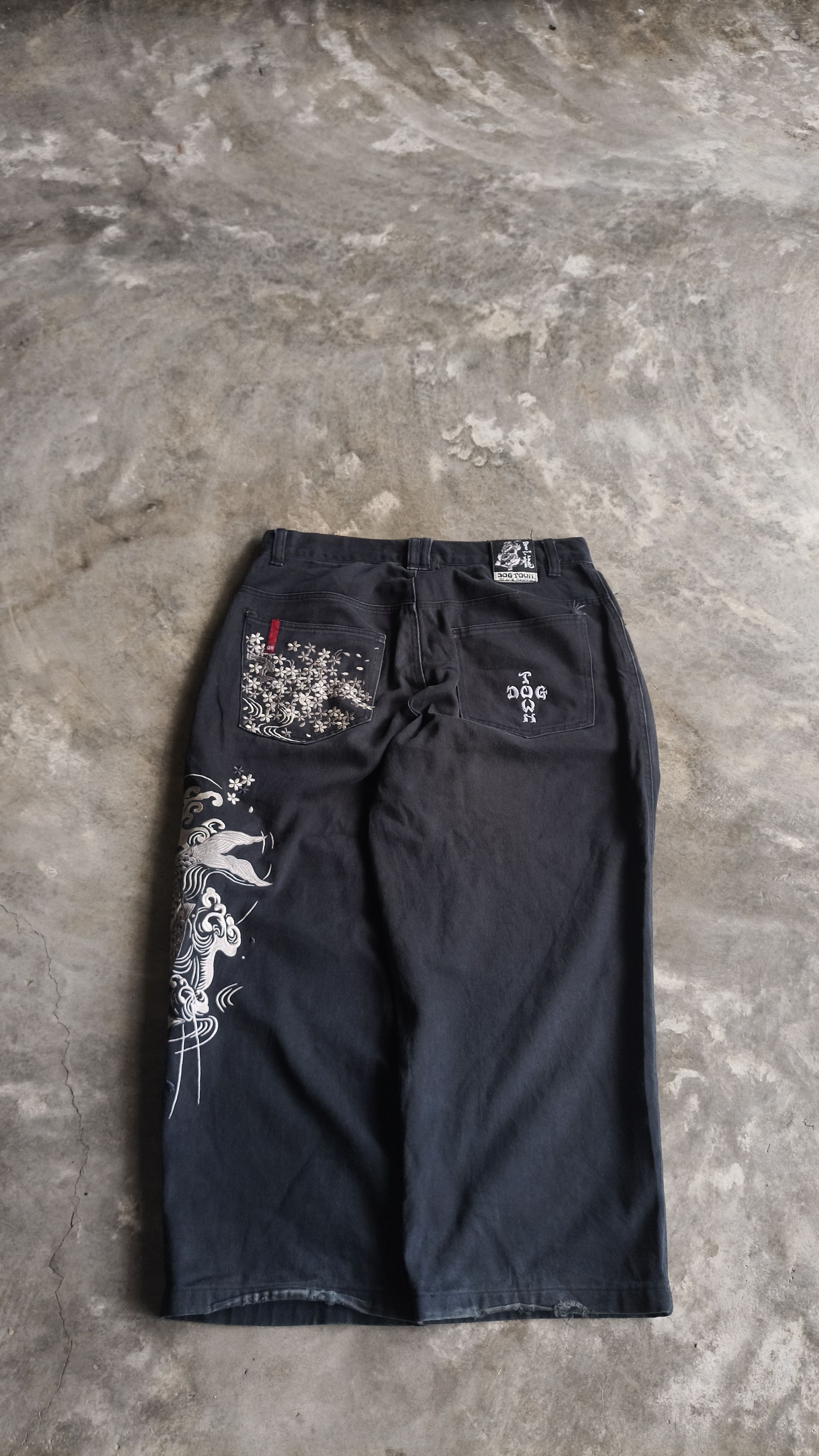 Dogtown VINTAGE 90s DOGTOWN BAGGY JEANS Size US 32 / EU 48 - 2 Thumbnail