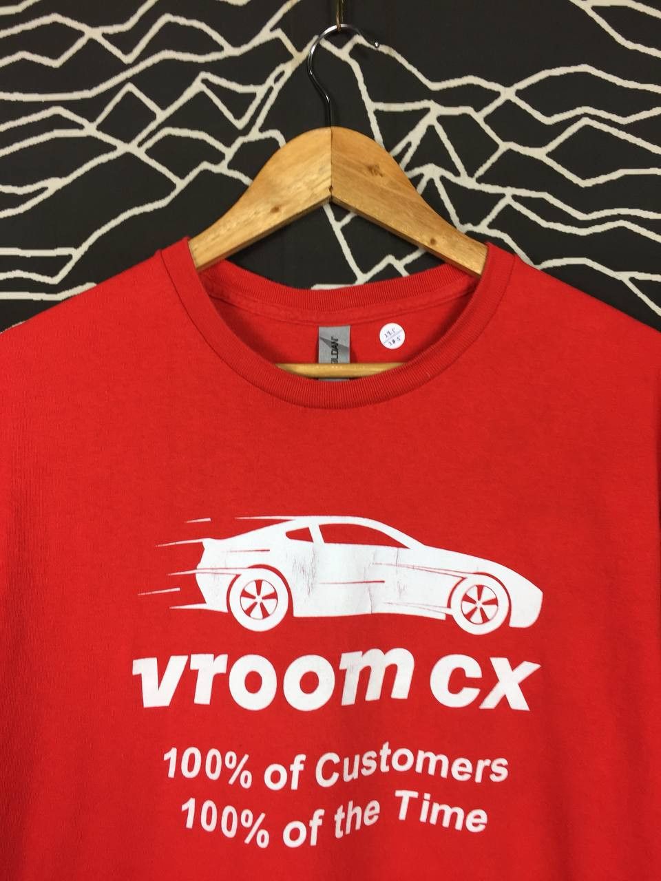 Gildan × Vintage Vroom CX 100% Of Customers 100% Of The Time Tee Size US XL / EU 56 / 4 - 3 Thumbnail
