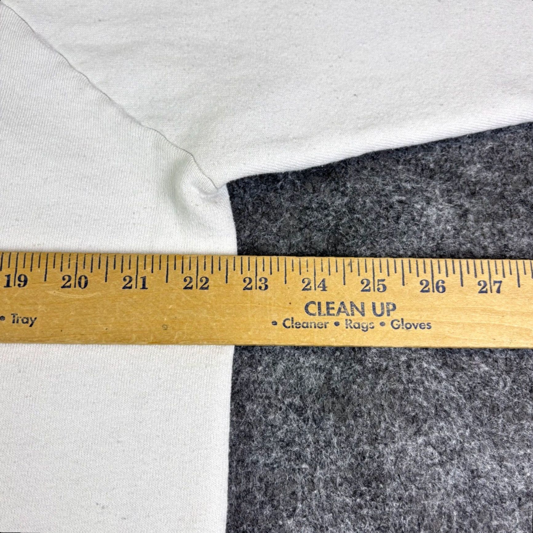 Vintage VINTAGE White Raglan Sleeve Sweatshirt Basic Crewneck Pullover 90s USA Large Size US L / EU 52-54 / 3 - 3 Thumbnail