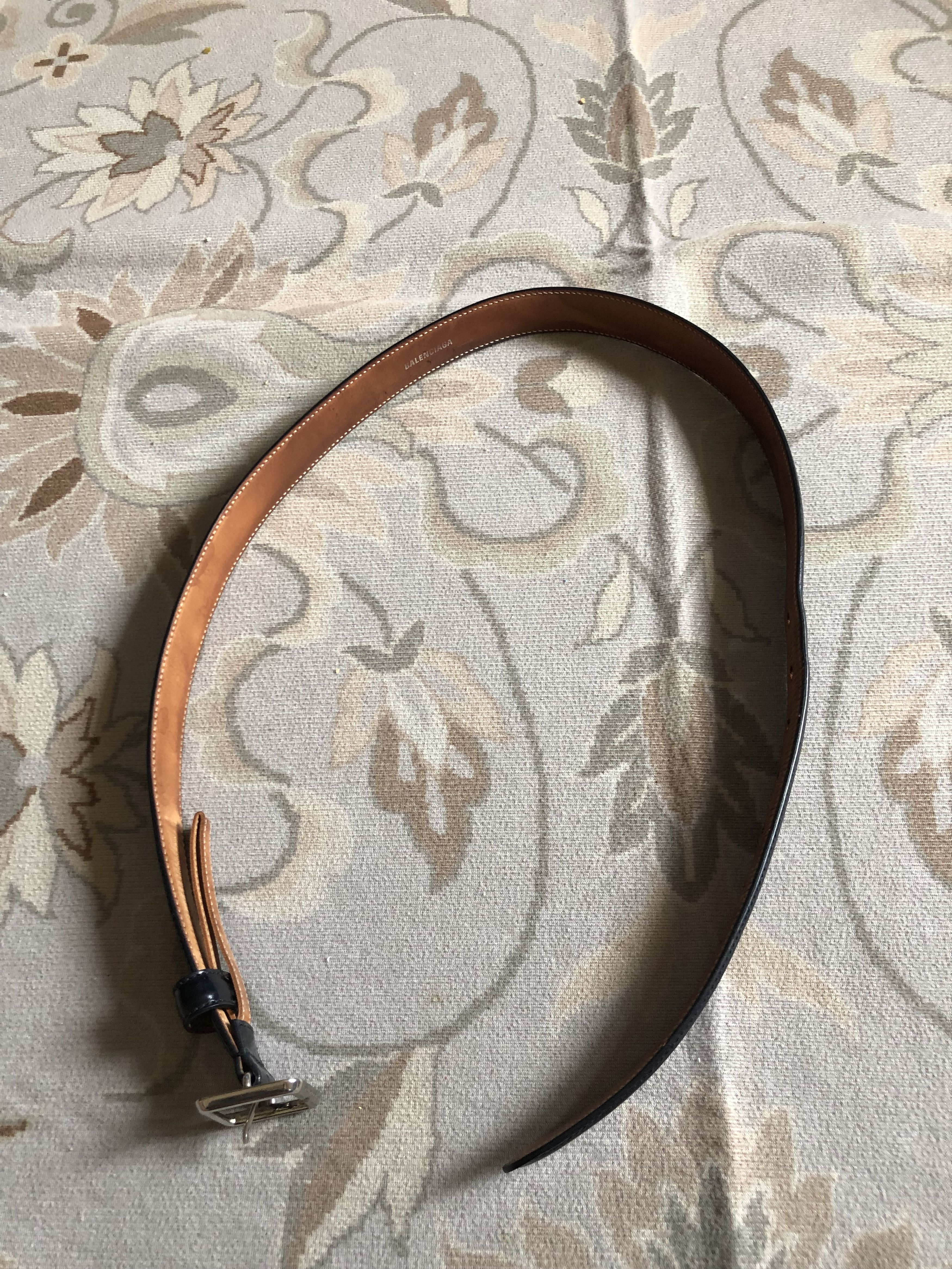 Balenciaga Balenciaga Leather Belt Size 85 Size 32 - 19 Thumbnail