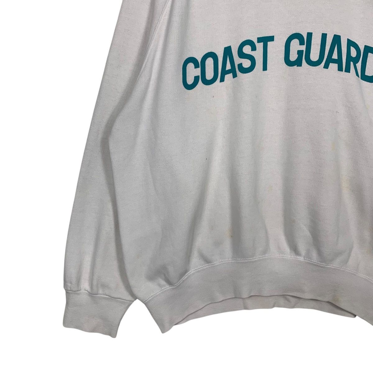 Vintage 90’s Atlantic Ocean Coast Guard Usa Sweatshirt #2546-C115 Size US M / EU 48-50 / 2 - 8 Thumbnail