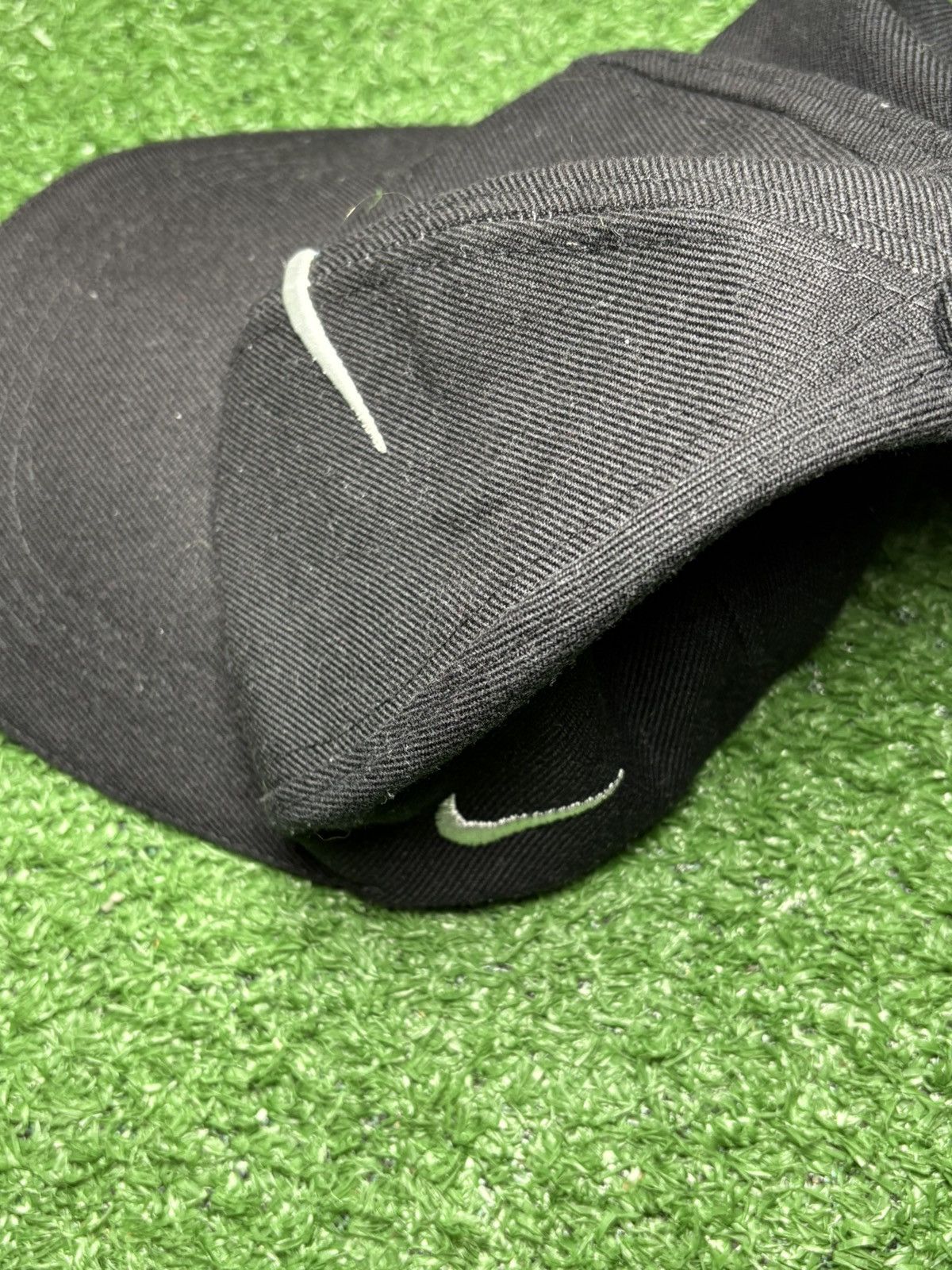 Nike × Vintage 1990s Nike Swoosh hat Size ONE SIZE - 4 Thumbnail