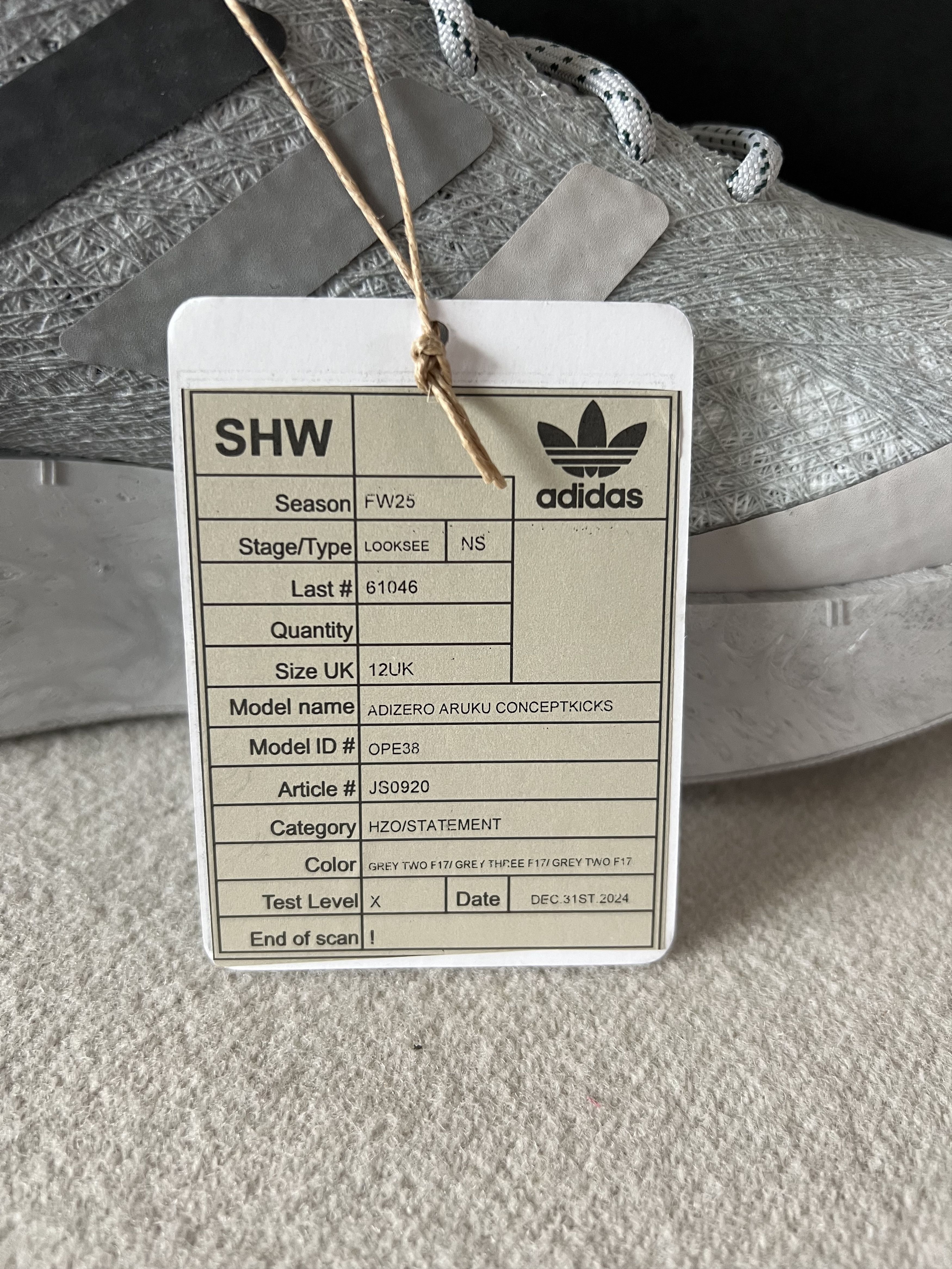 Adidas F&F Concept (K) Adidas Adizero Aruku Strung Sneakers Size US 12.5 / EU 45-46 - 4 Thumbnail