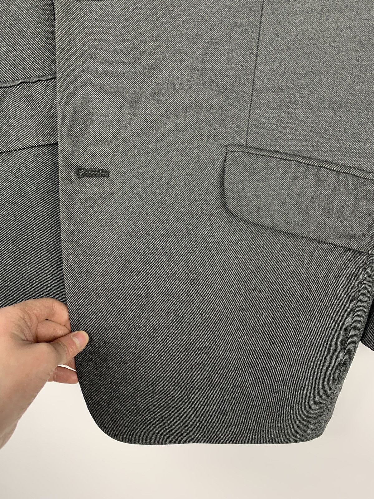 Balmain Vintage Balmain Paris Charcoal Blazer Suit Jacket Men’s 40S Size 40S - 21 Thumbnail