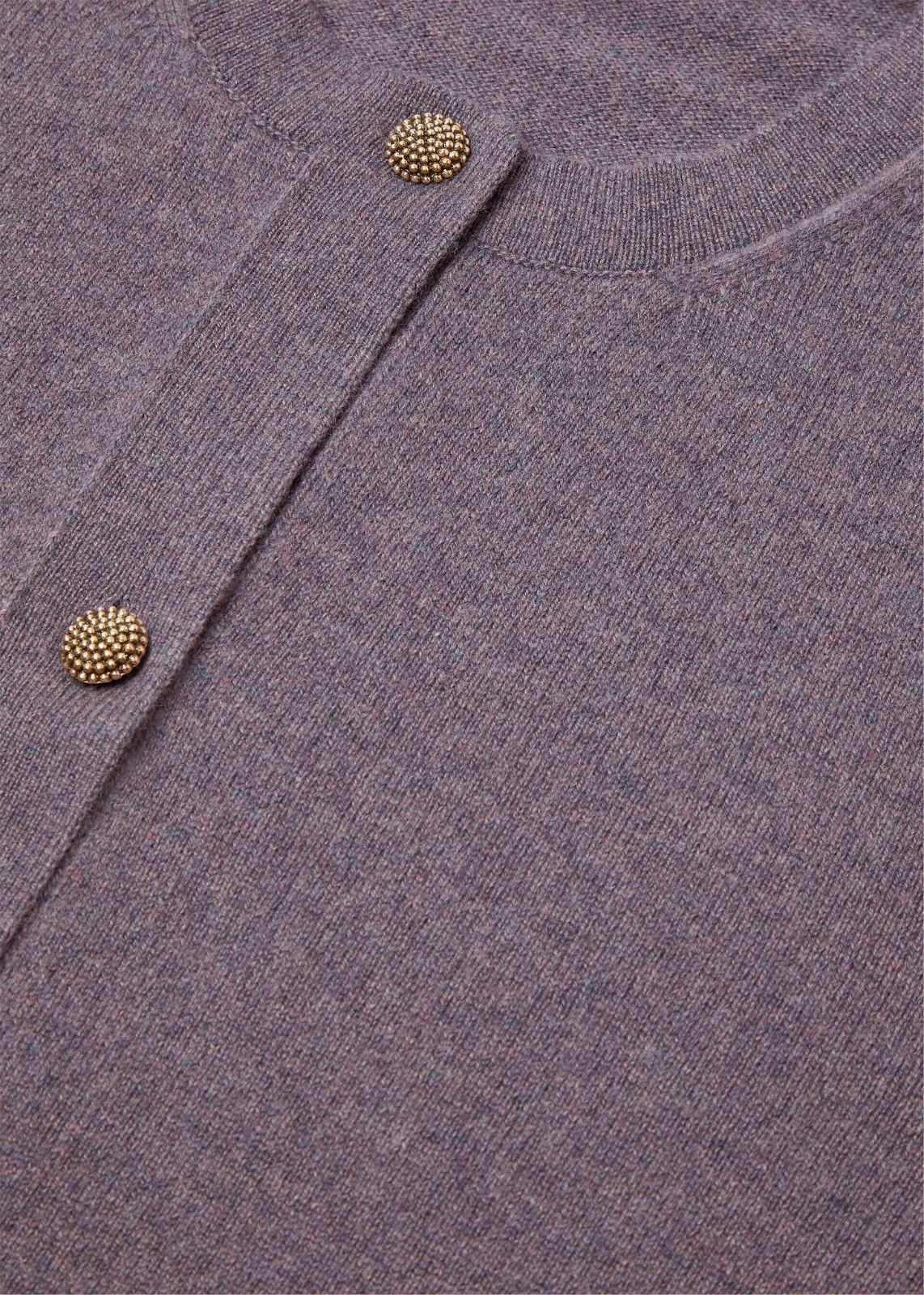 Loro Piana o1srvl11e0526 FAP2678 Classic Cardigan in Purple Size XS / US 0-2 / IT 36-38 - 2 Thumbnail