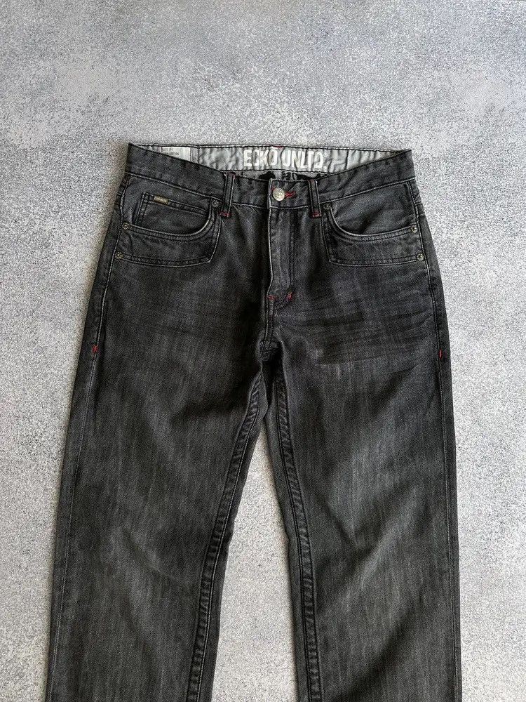 Ecko Unltd. Vintage ECKo Unltd Skull Embroidered Jeans Size US 34 / EU 50 - 7 Thumbnail