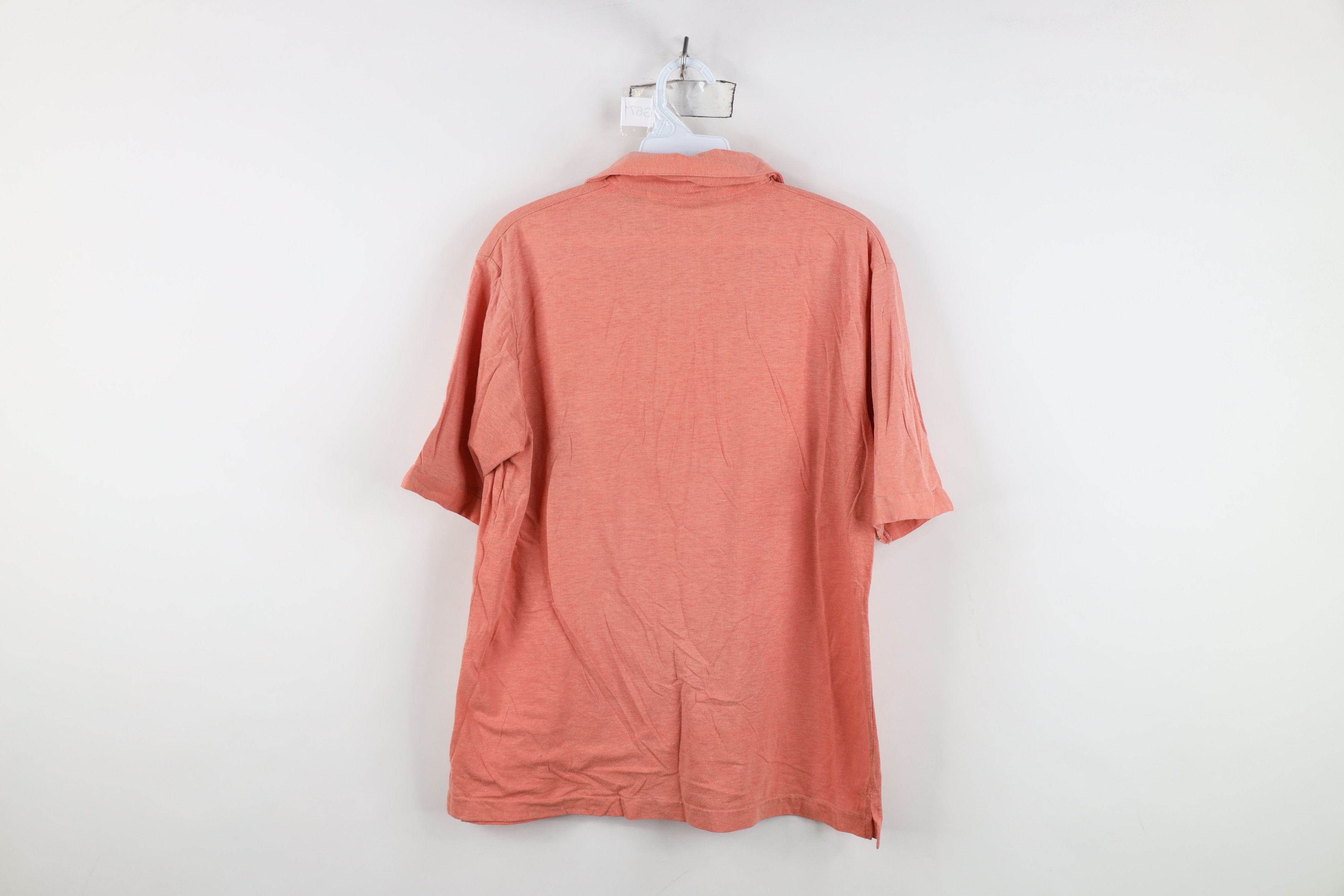 Vintage Vintage 70s Streetwear Chambray Collared Golf Polo Shirt Size US L / EU 52-54 / 3 - 13 Thumbnail