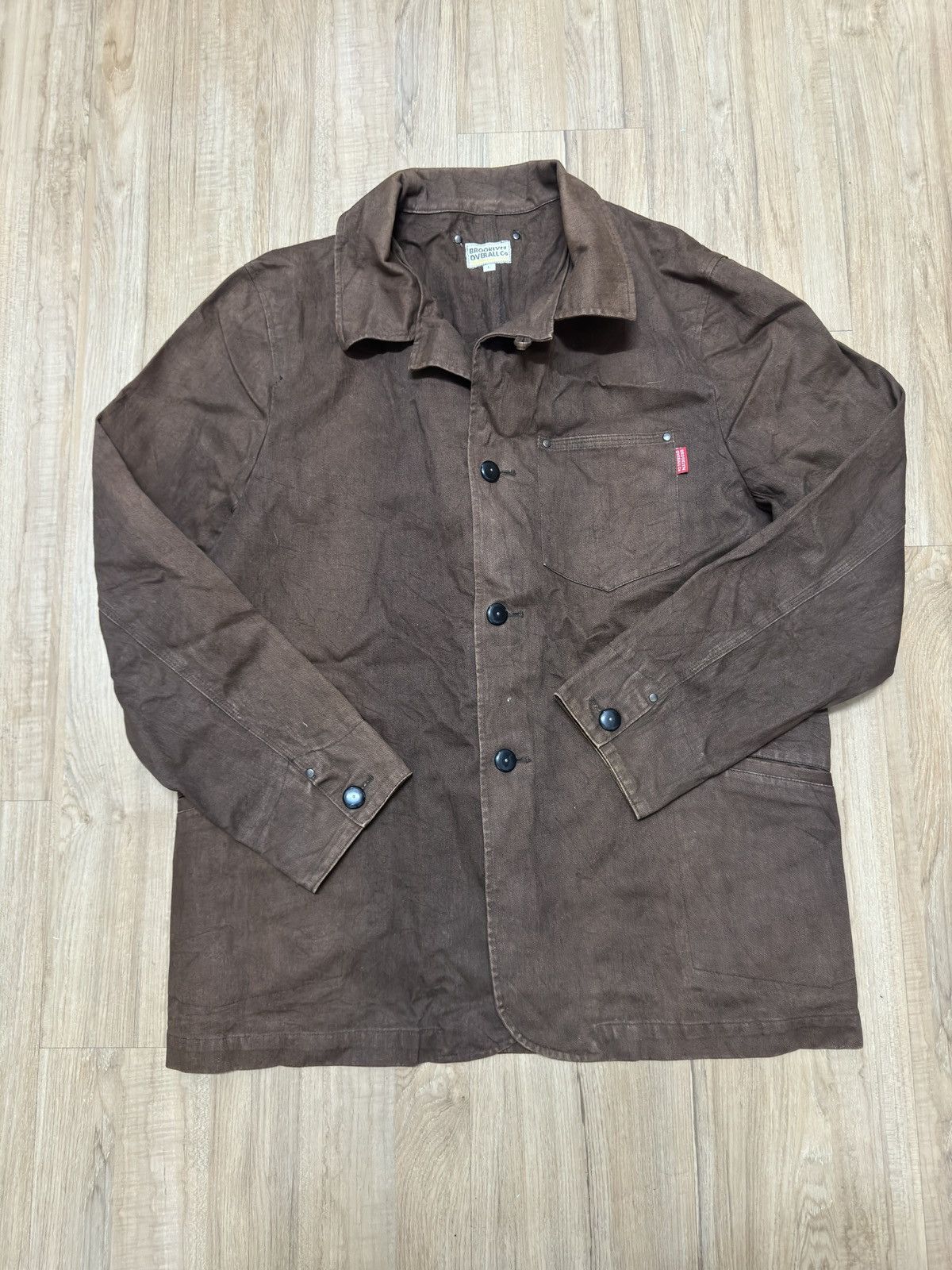 Vintage BROOKLYN OVERALL WORKER JACKET Size US L / EU 52-54 / 3 - 1 Thumbnail
