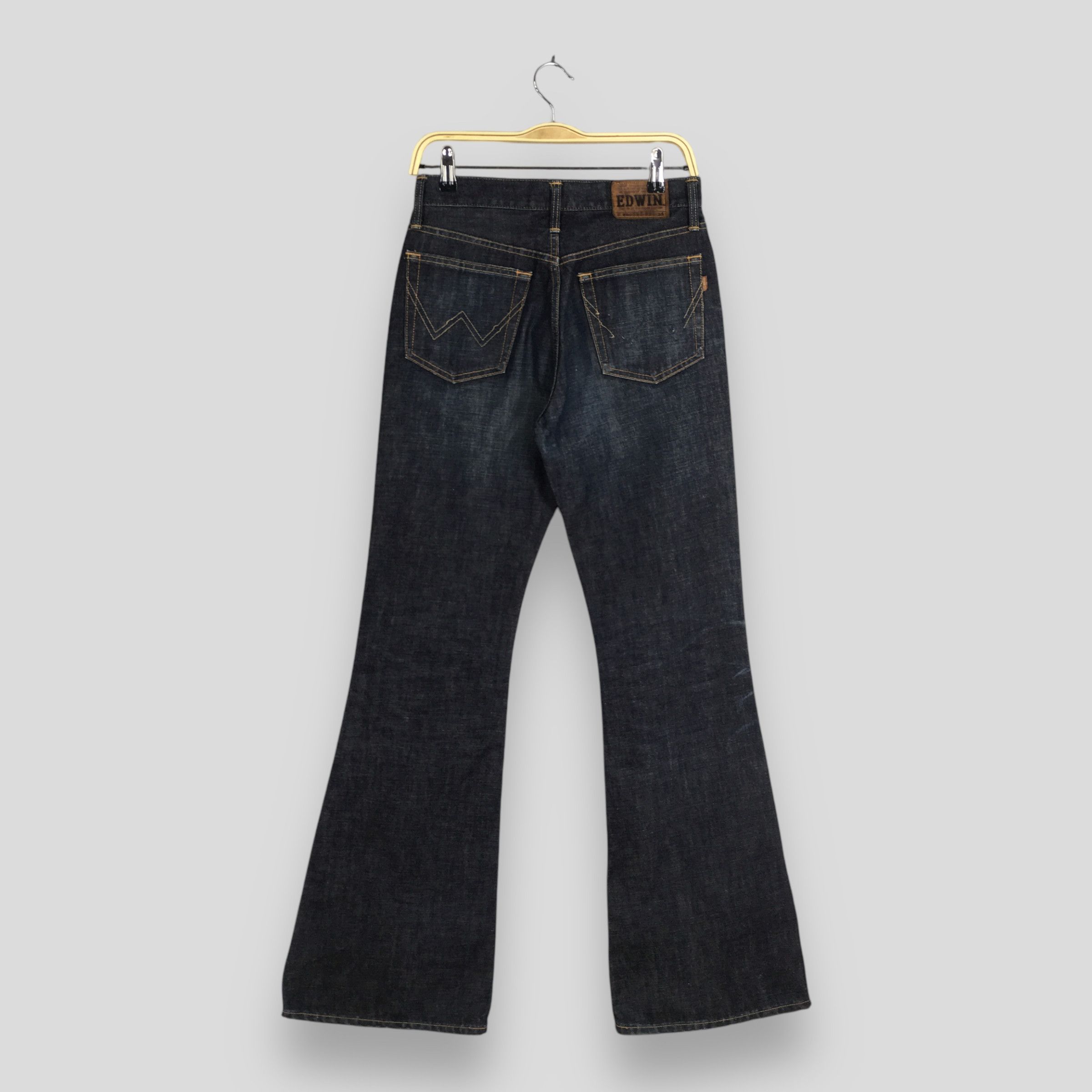 Edwin Size 28x32.5 Vintage Edwin Black Flared Jeans S1595 Size US 28 / EU 44 - 8 Thumbnail