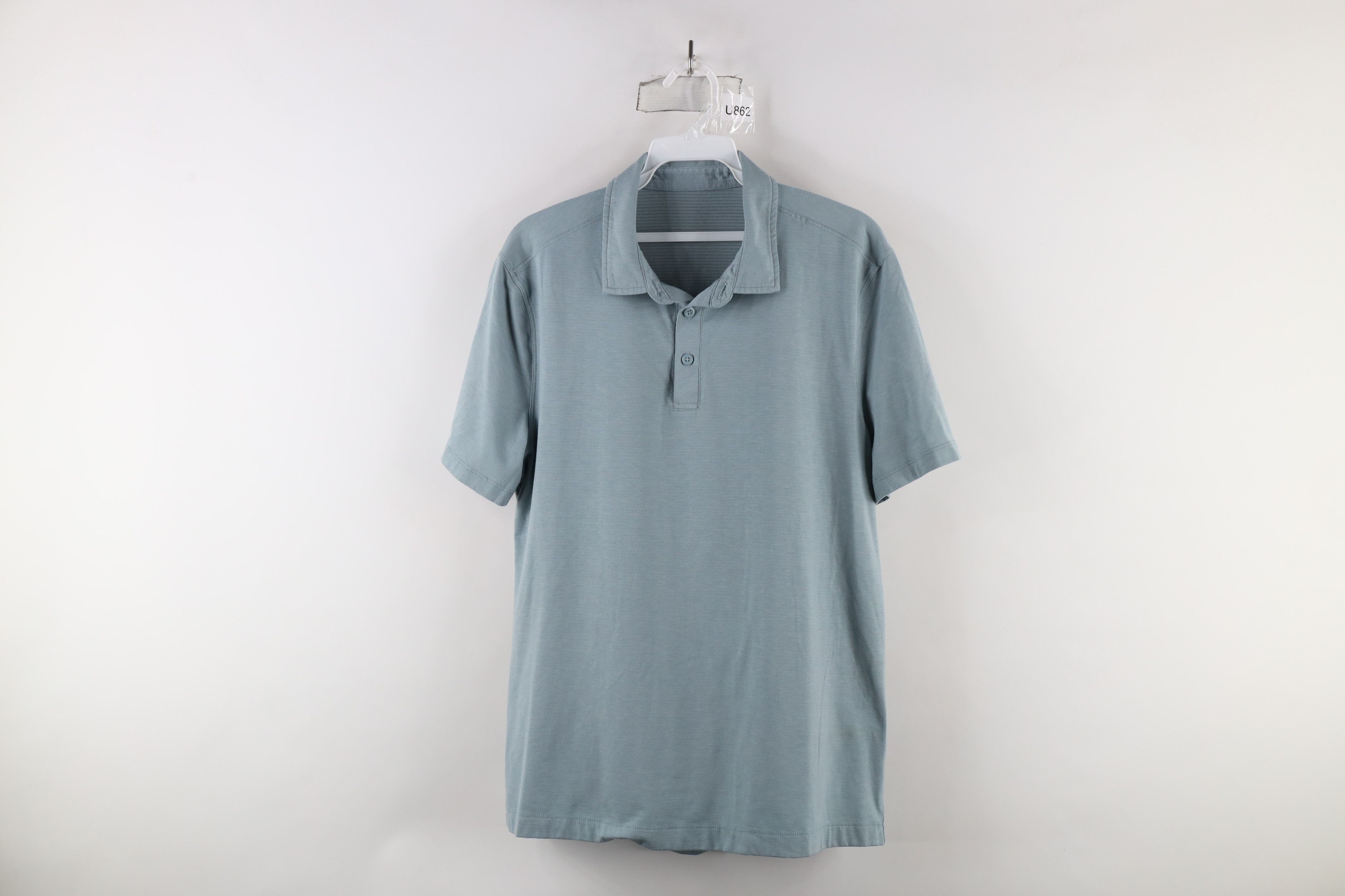 Lululemon × Vintage Lululemon Tech Short Sleeve Collared Golf Polo Shirt Blue Size US S / EU 44-46 / 1 - 1 Thumbnail