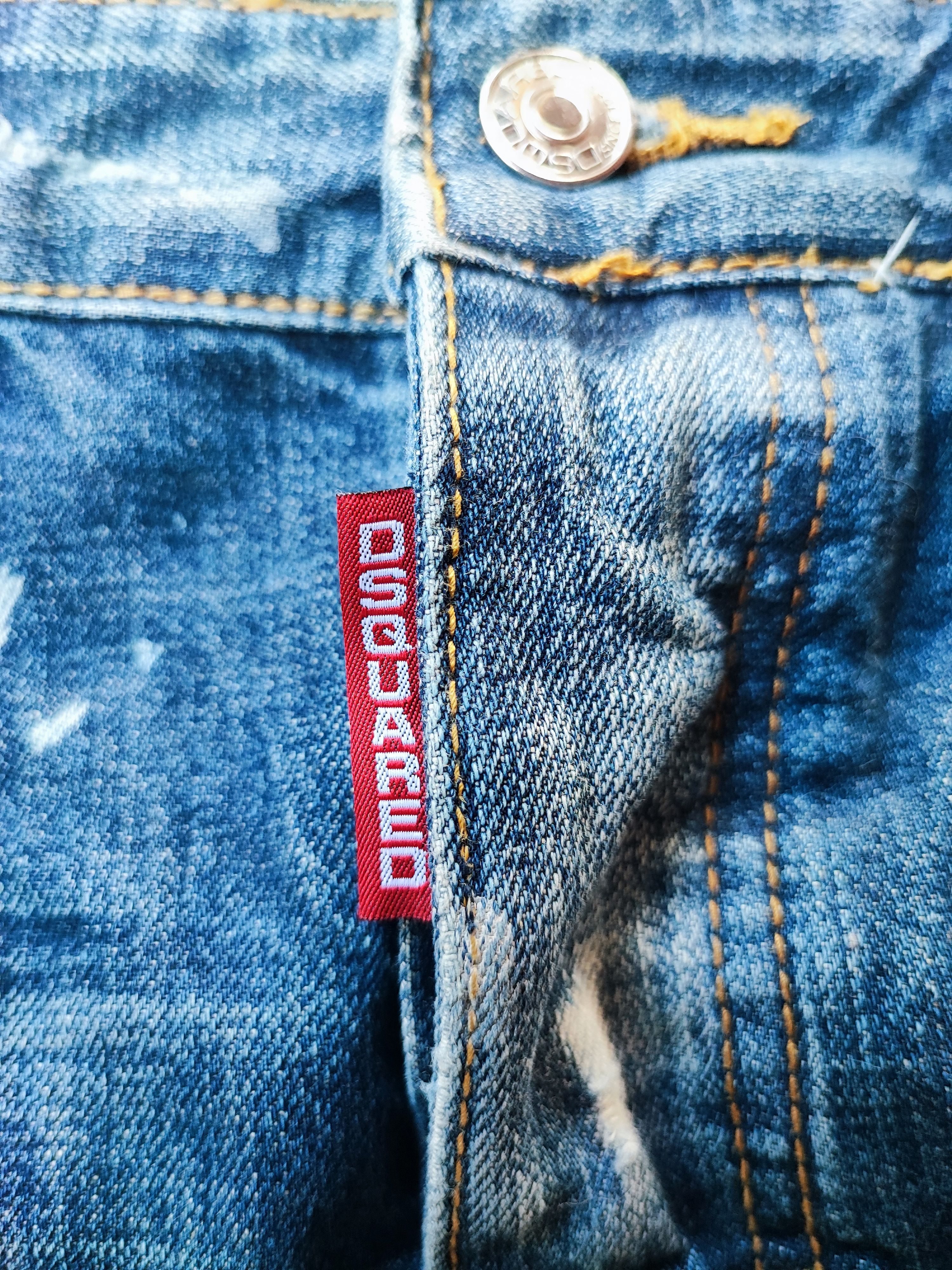 Dsquared2 Dsquared2 Thrashed Distressed Jeans ERD Grunge Chrome Size US 31 - 13 Thumbnail