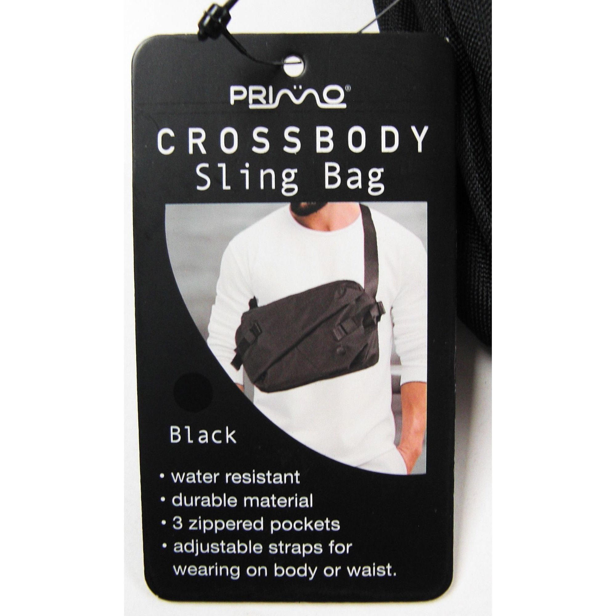 Other Crossbody Men's Water-Resistant Sling Shoulder Bag Black New Size ONE SIZE - 2 Thumbnail