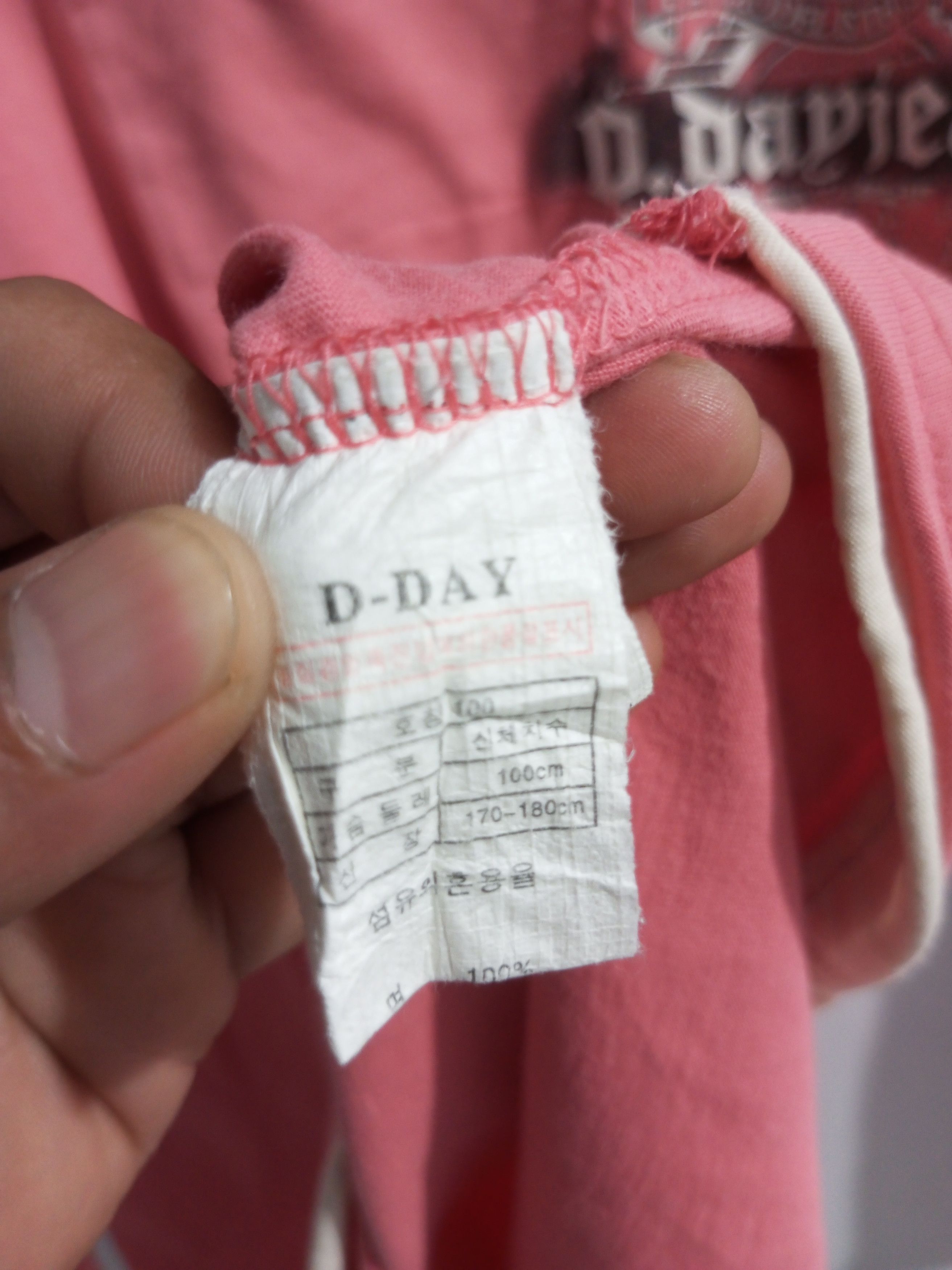 If Six Was Nine × Japanese Brand × Le Grande Bleu (L.G.B.) Vintage D.DAY jeans double layer spelout long sleeve tshirt Size US L / EU 52-54 / 3 - 15 Thumbnail