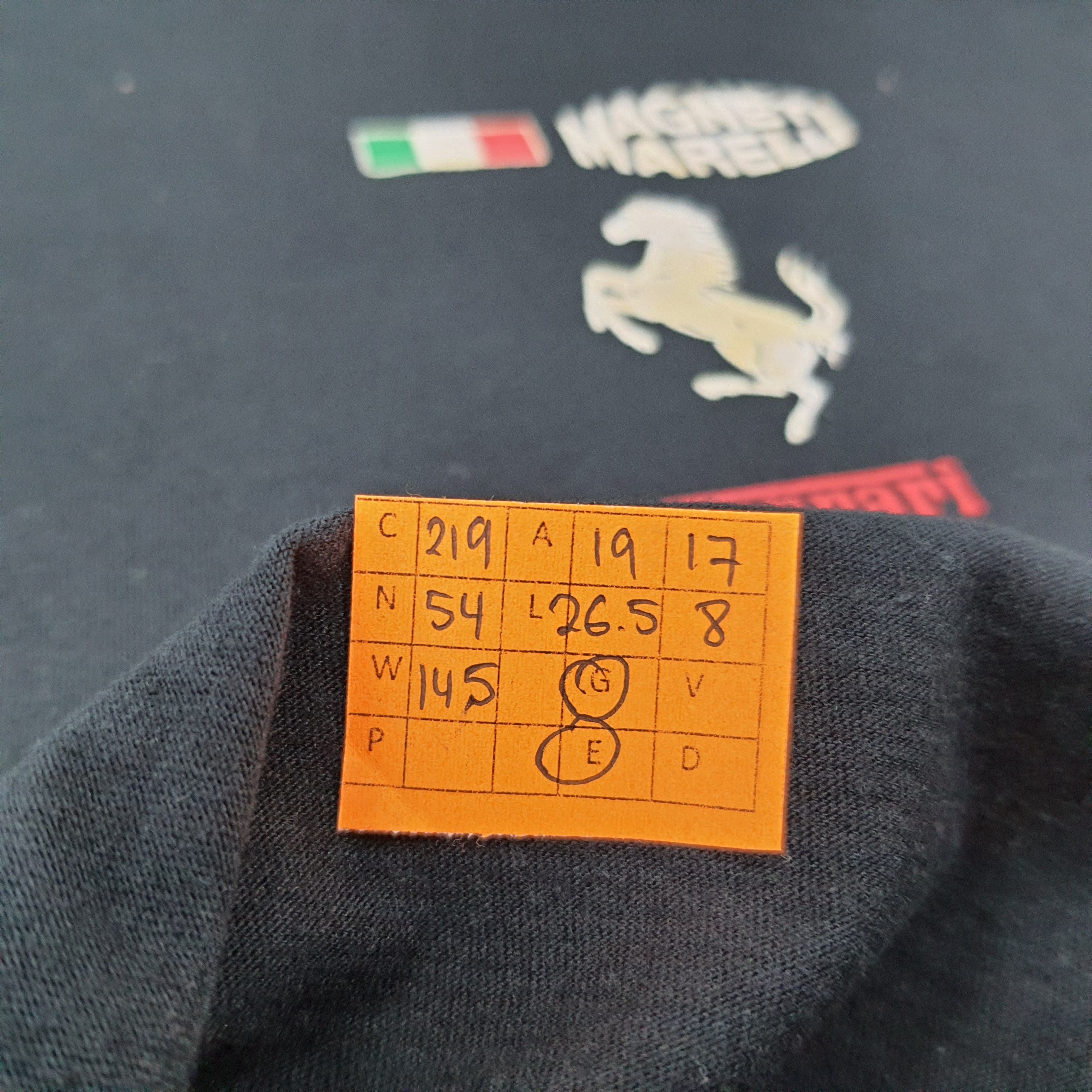 Ferrari × Vintage Vintage Ferrari F-1 Magneti Marelli Racing Tshirt C219N54 Size US M / EU 48-50 / 2 - 8 Thumbnail