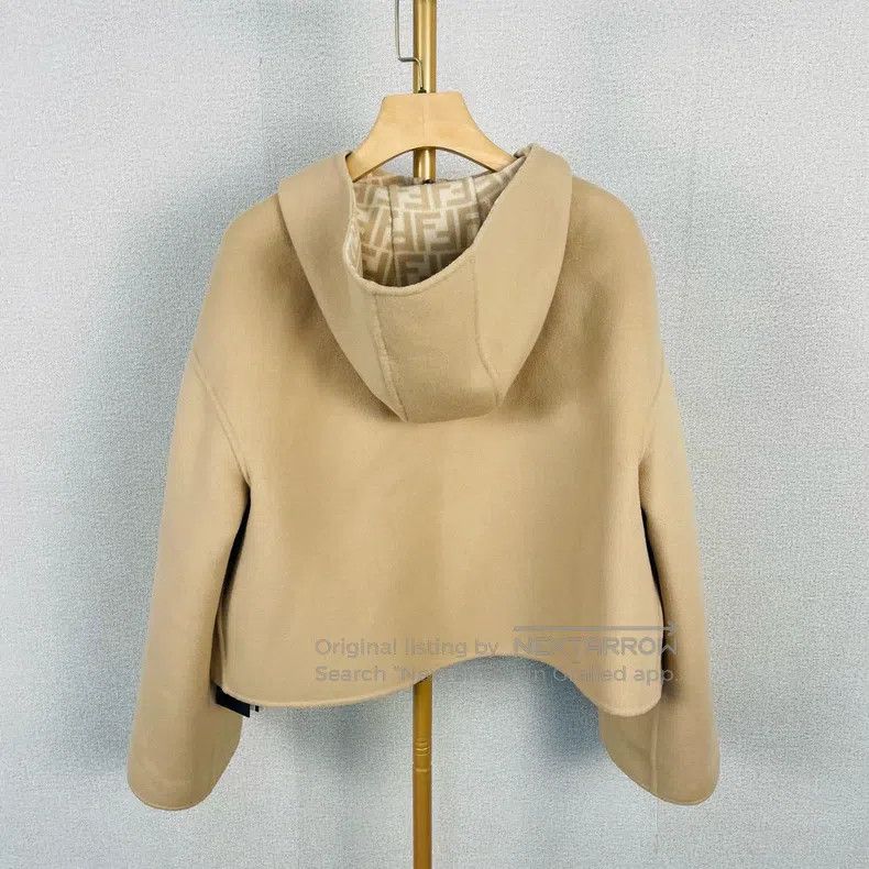 Fendi Fendi Beige Two-Way Wear Short Jacket with Patch Pockets a Size M / US 6-8 / IT 42-44 - 2 Thumbnail