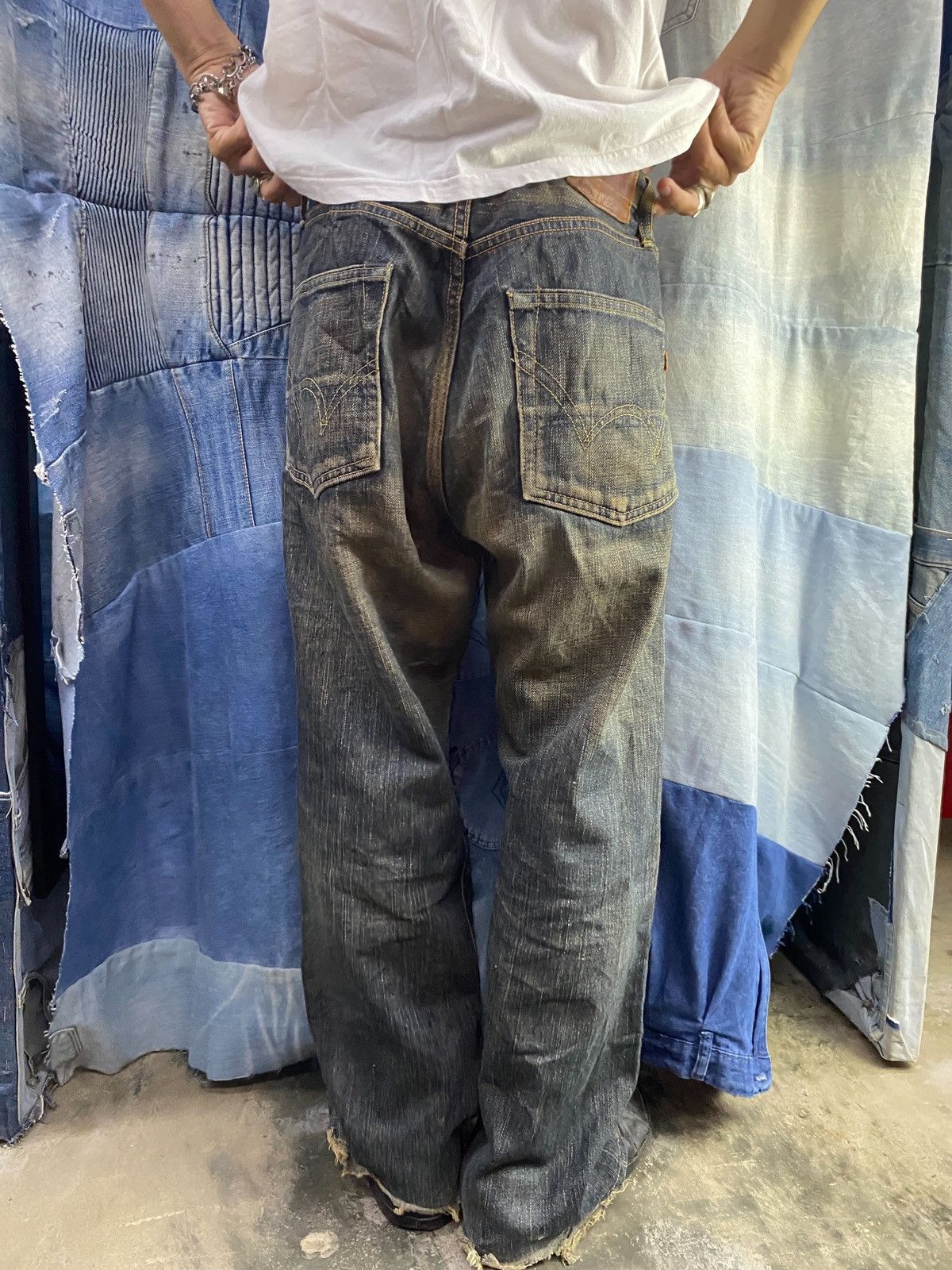 Edwin × If Six Was Nine vintage edwin selvedge 505z mudwash jeans pant Size US 29 - 19 Thumbnail