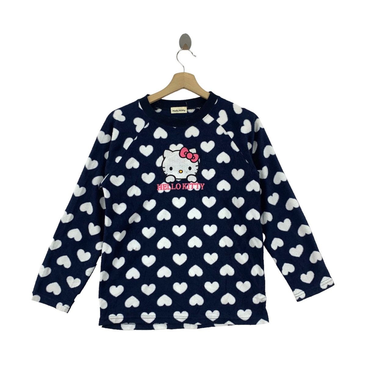Cartoon Network × Japanese Brand HELLO KITTY Cartoon Japanese Love Design Fleece Long Sleeve Size XS / US 0-2 / IT 36-38 - 1 Thumbnail