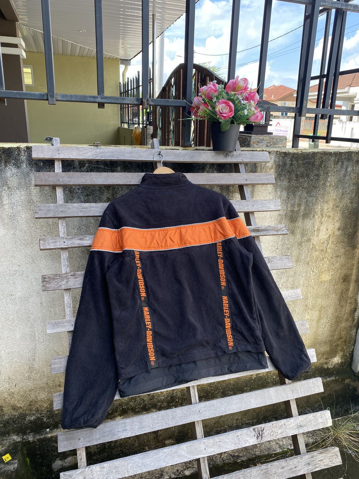 Harley Davidson Very Rare Vintage Harley Davidson Biker Fleece Jacket Size US M / EU 48-50 / 2 - 5 Thumbnail