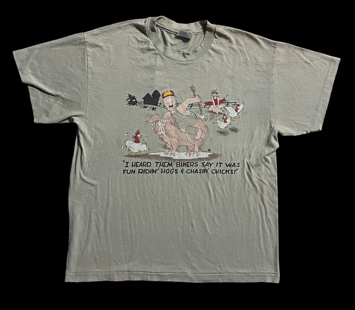 Hanes × Vintage Vintage Hanes Tshirt Size US L / EU 52-54 / 3 - 1 Thumbnail