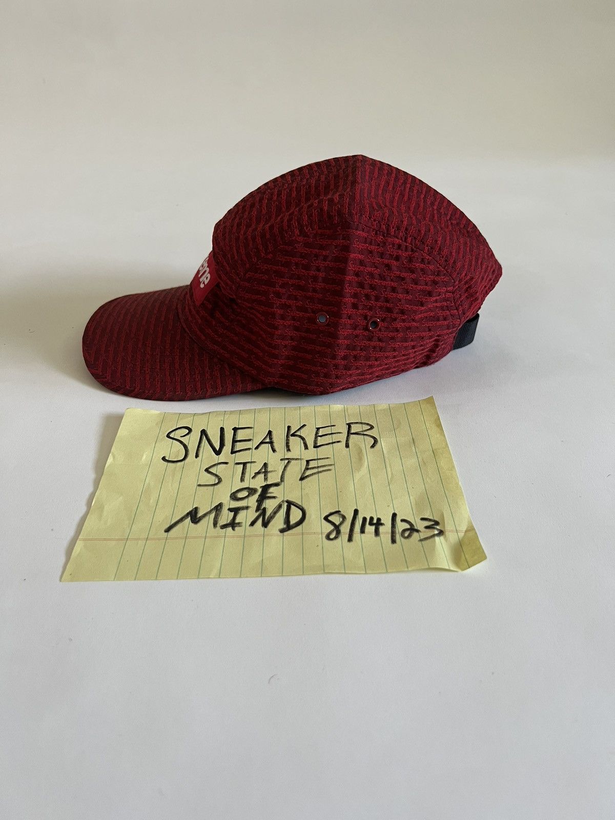 Supreme RARE RED REPEATER SUPREME CAMP CAP F/W 2013 FAST SHIPPING Size ONE SIZE - 4 Thumbnail
