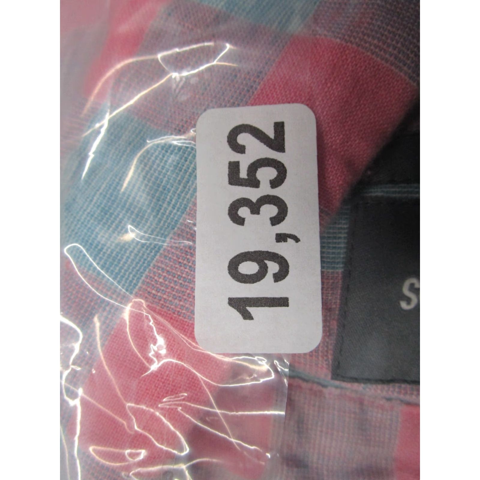 Bonobos VINTAGE Bonobos Shirt Men’s Medium Short Sleeve Pink Check Slim Fit Button Up Linen Blend Casual Size US M / EU 48-50 / 2 - 8 Thumbnail
