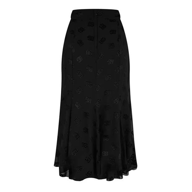 Dolce & Gabbana o1g2r1mq1024 Midi Skirt in Nero Size 29" - 2 Thumbnail