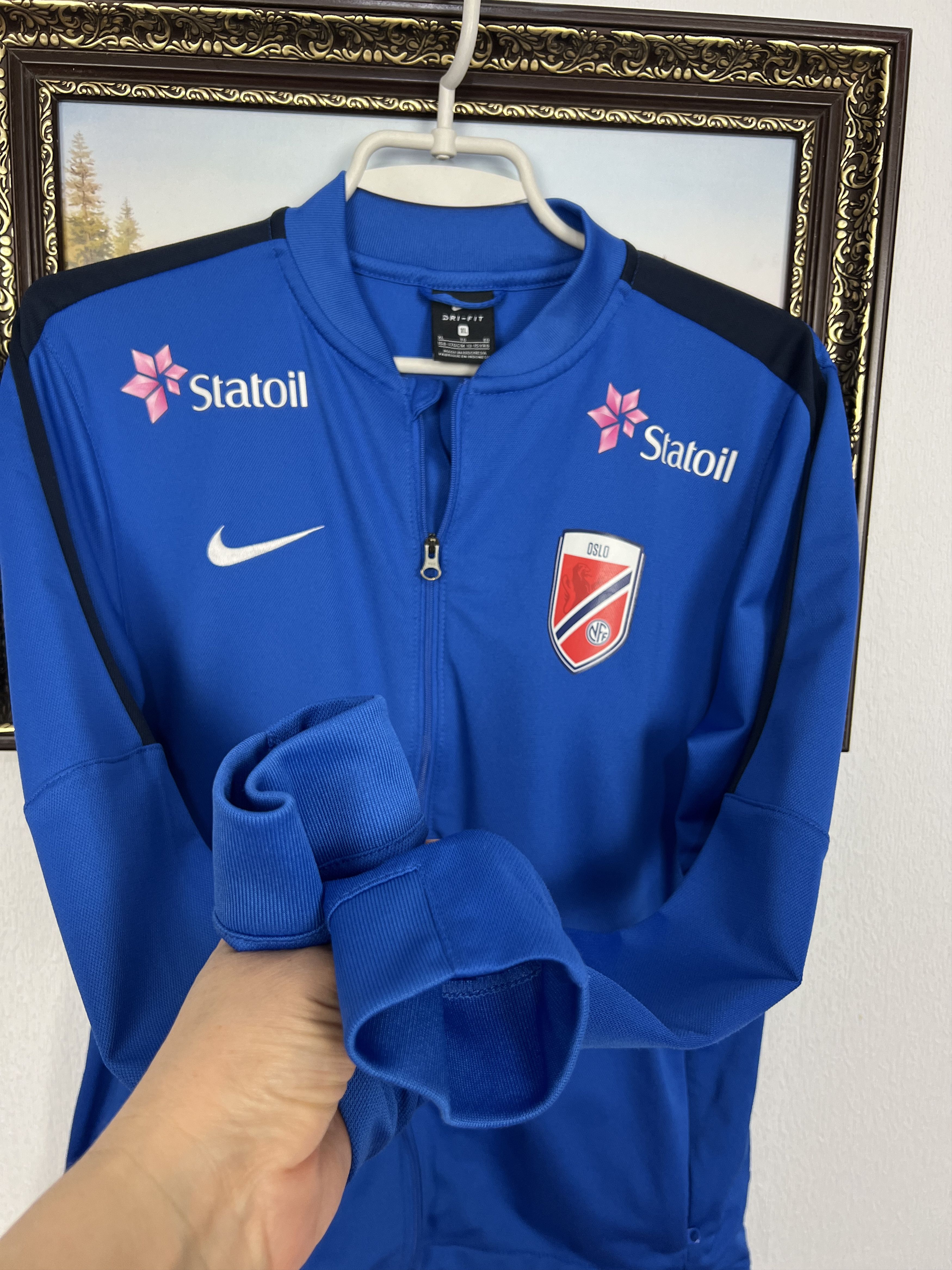 Nike Norway Football Player Warm Up Jacket Track National Boys 15 Size US XS / EU 42 / 0 - 5 Thumbnail