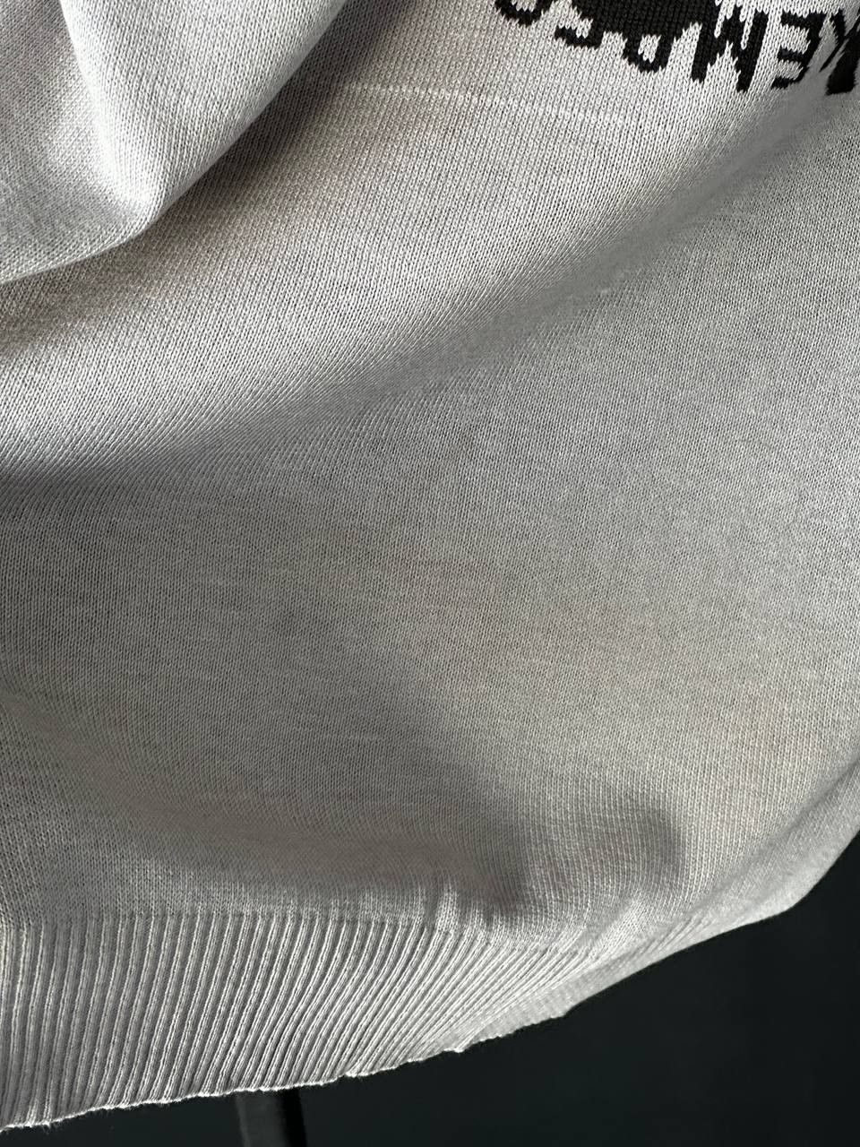Designer × Dirk Bikkembergs Dirk Bikkembergs Soccer Logo Grey Sweater Size US L / EU 52-54 / 3 - 8 Thumbnail