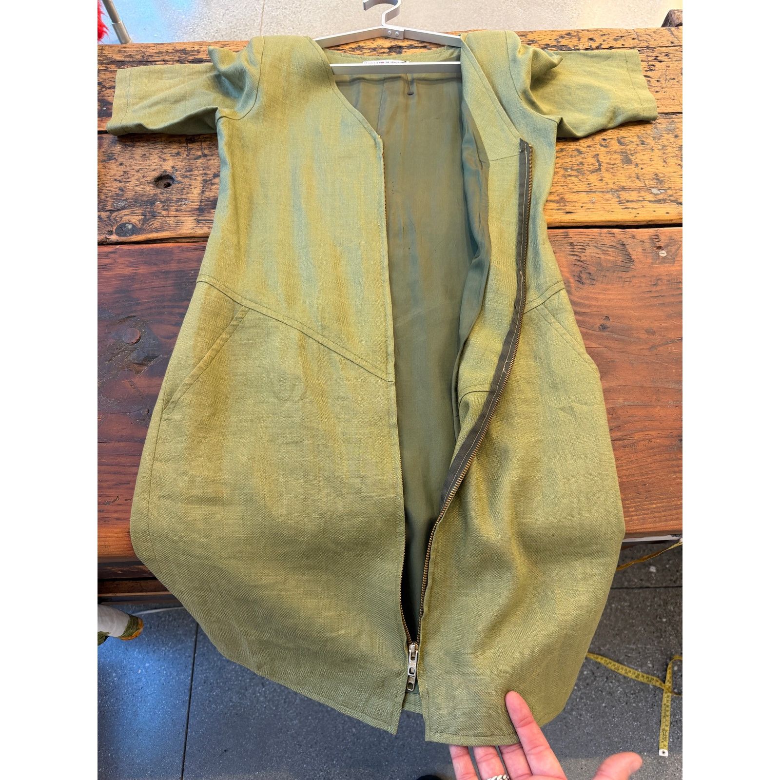Saint Laurent Paris Saint Laurent Paris Vintage Green Dress Size M / US 6-8 / IT 42-44 - 6 Thumbnail