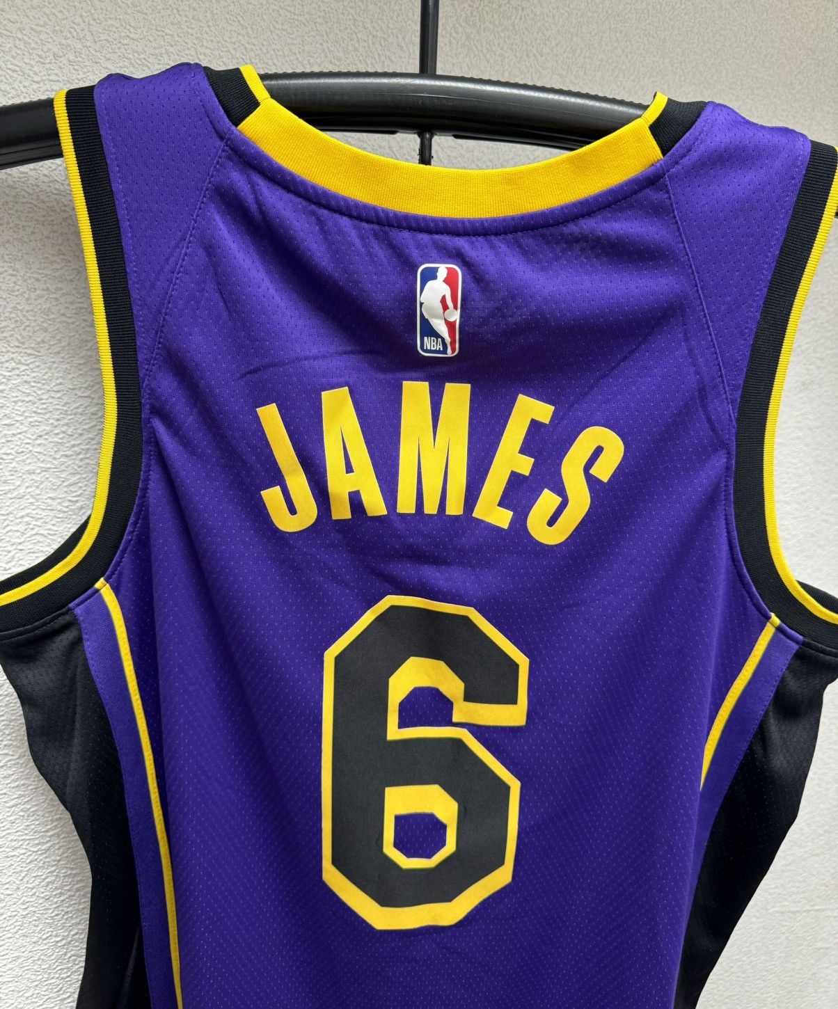 Jordan Brand Lebron James 6 Lakers Jordan authentic jersey M leavealegacy Size US M / EU 48-50 / 2 - 9 Thumbnail