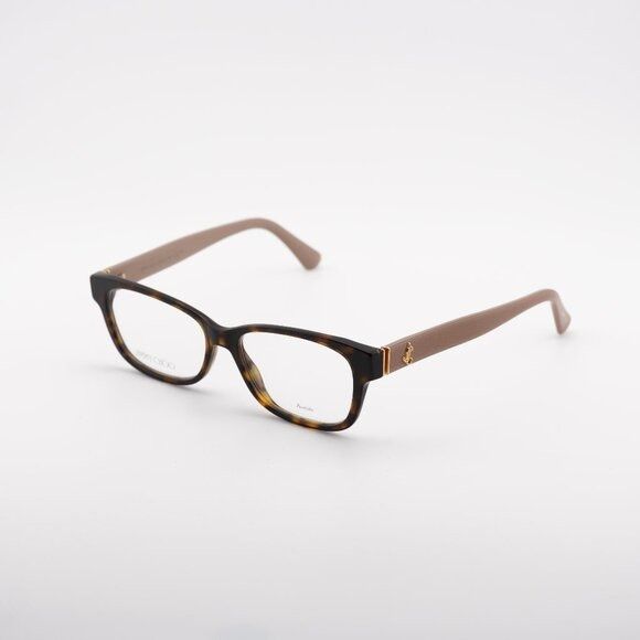 Jimmy Choo Jimmy Choo JC278 0ONS 00 Eyeglasses Havana 52mm Rectangle Size ONE SIZE - 3 Thumbnail