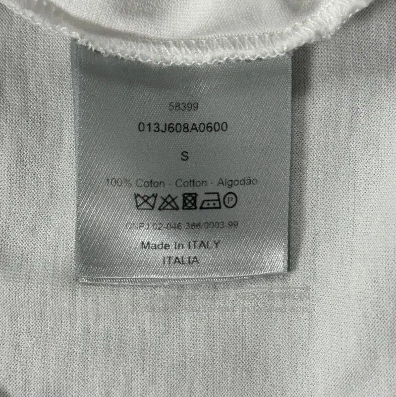 Dior Dior Cotton White Men's T-Shirt . Size US S / EU 44-46 / 1 - 6 Thumbnail