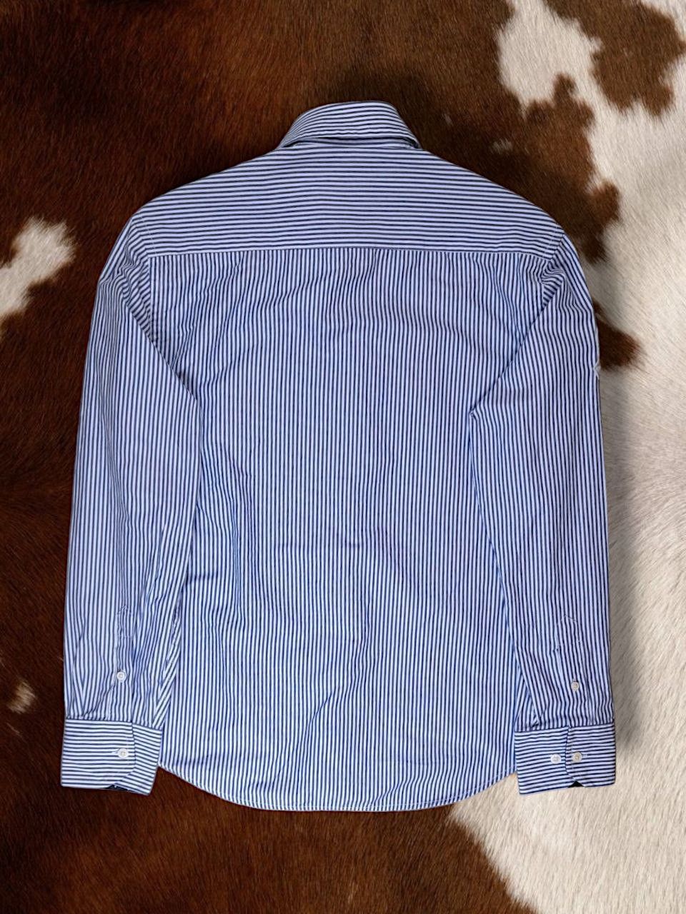 Polo Ralph Lauren Shirt Button Up La Martin Polo White Blue Horse Big Logo Size US M / EU 48-50 / 2 - 9 Thumbnail