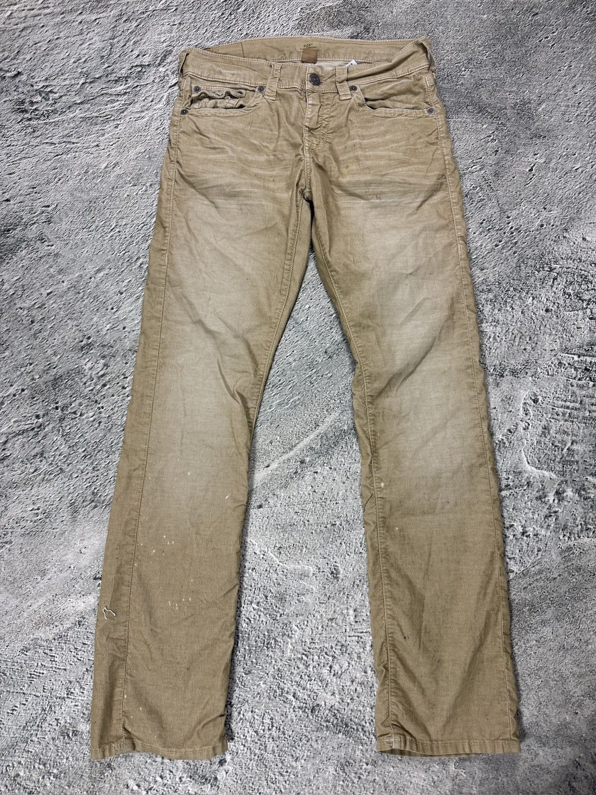 True Religion True Religion jeans vintage ricky cords corduroy pants beige Size US 30 / EU 46 - 6 Thumbnail
