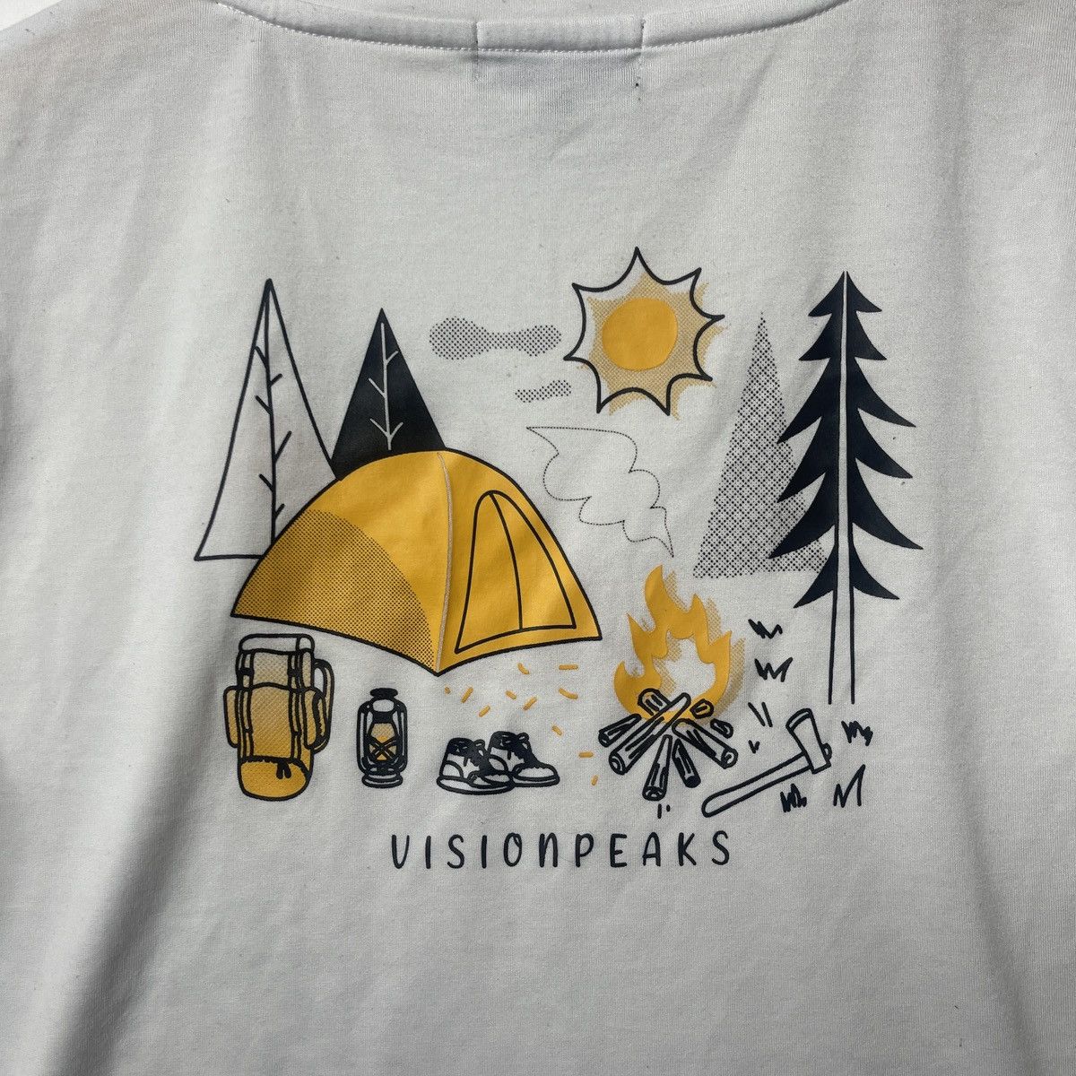 Other VISIONPEAKS camp design T-Shirt White Unisex Size US S / EU 44-46 / 1 - 5 Thumbnail