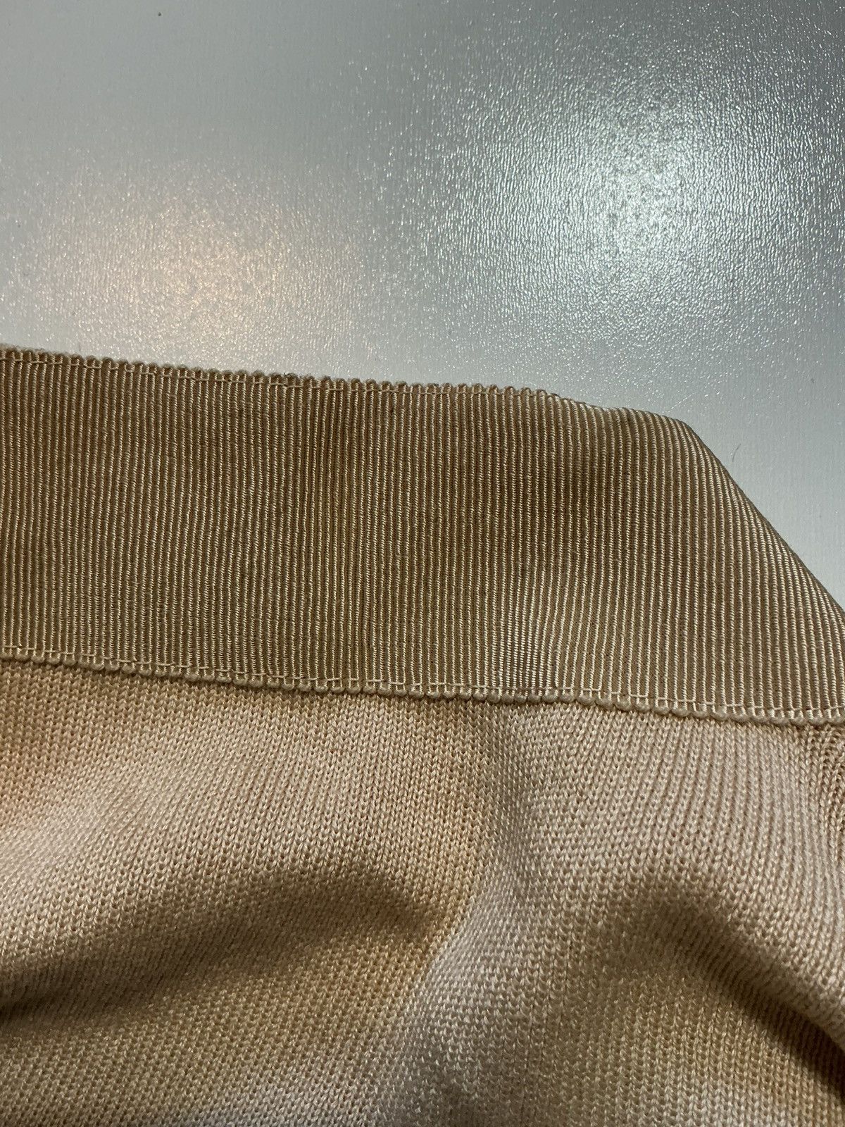 Salvatore Ferragamo Vintage Salvatore Ferragamo Gold Metal Cardigan Sweater Size US M / EU 48-50 / 2 - 14 Thumbnail