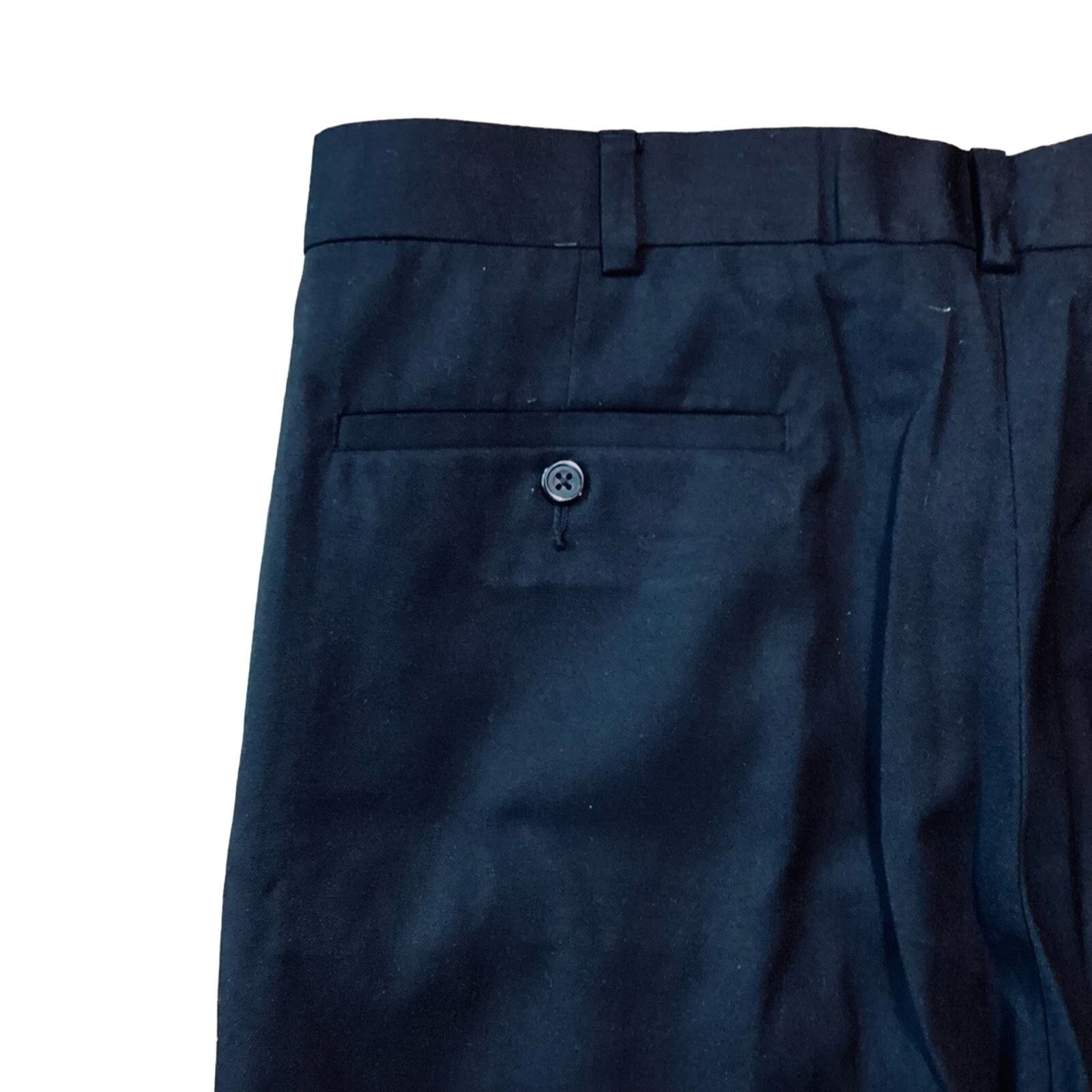 George George Men's Flat Front Pants, 38x30 Size US 38 / EU 54 - 6 Thumbnail