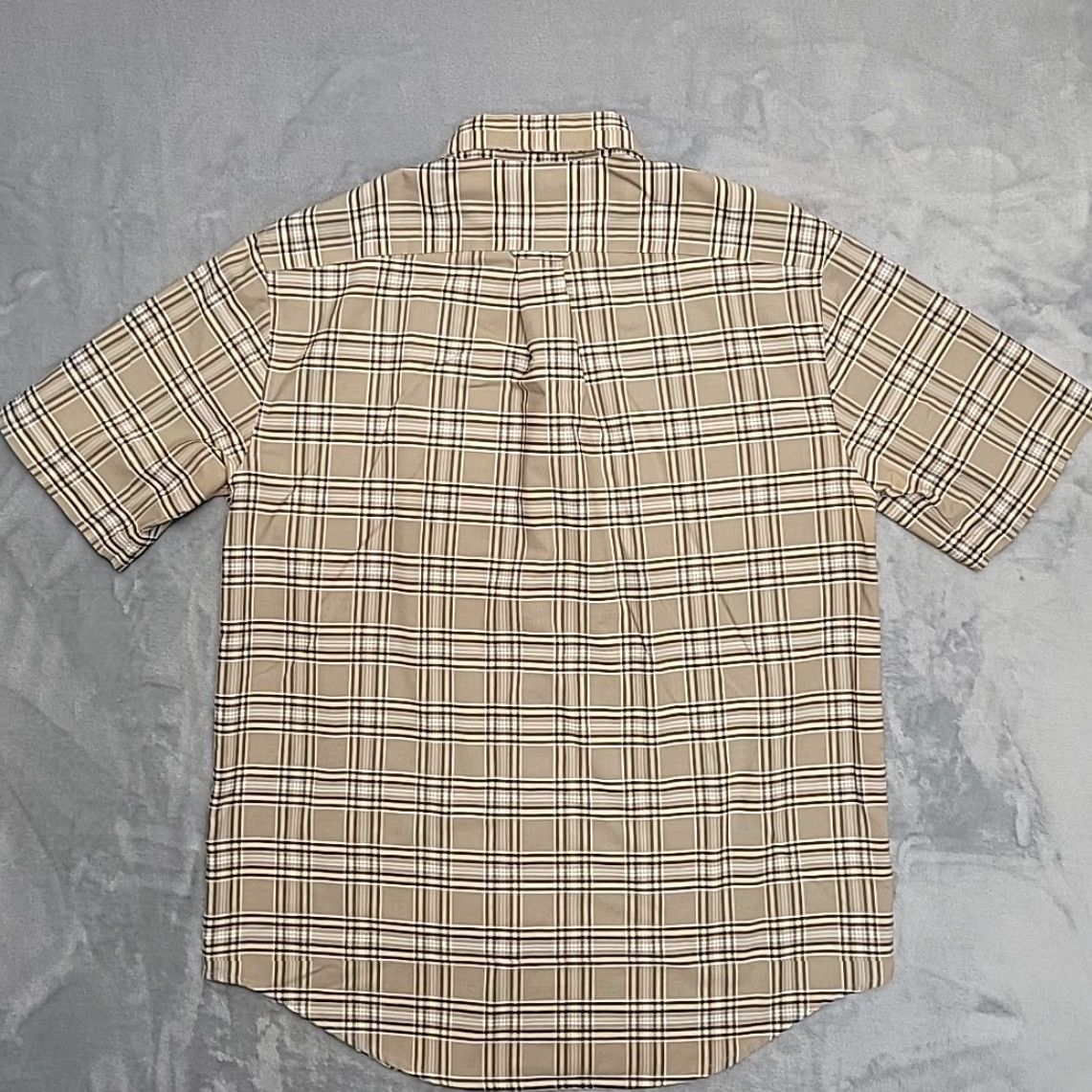 Etro VINTAGE Towncraft Shirt Mens M Beige Black Plaid Button-Down Short Sleeve Retro Shirt Mens M Beige Black Plaid Button-Down Short Sleeve Retro Size US M / EU 48-50 / 2 - 6 Thumbnail