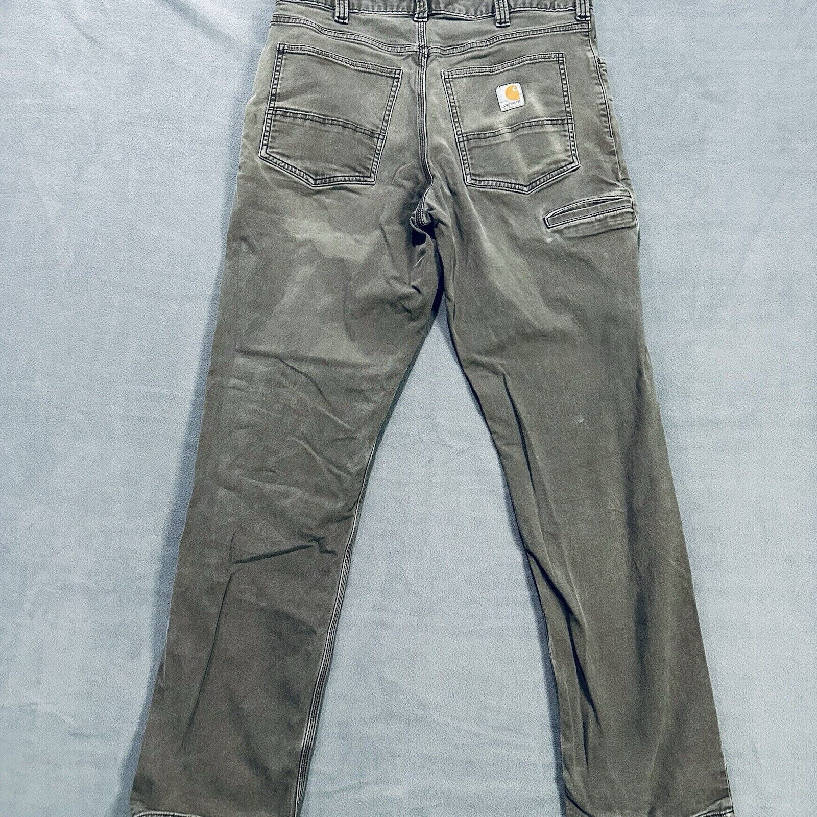 Carhartt Carharrt Pants 33xx34 Carpenter Work Construction Gray Size US 33 - 6 Thumbnail