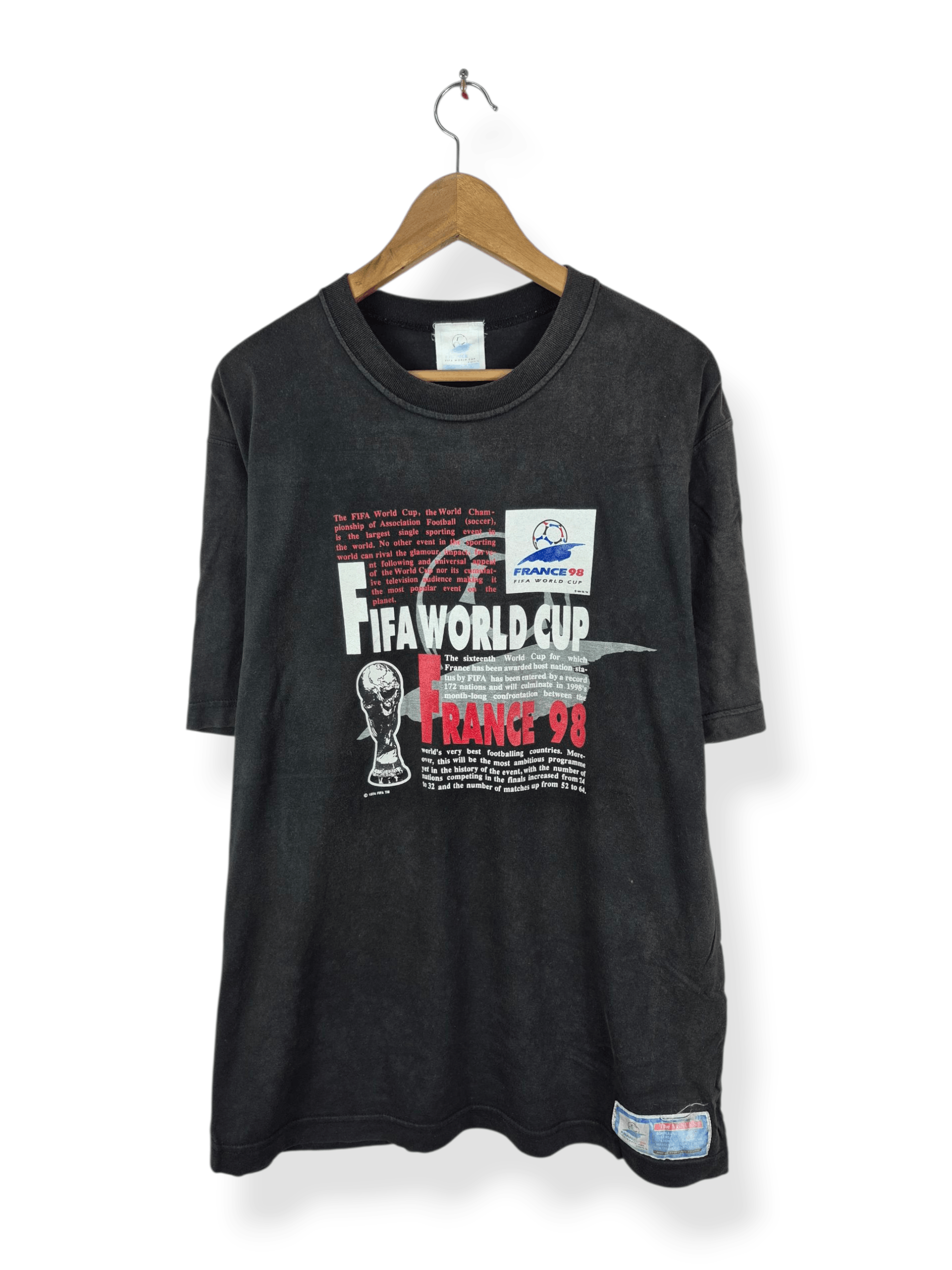 Vintage 🔥 Vintage 98 Fifa World Cup France Promo Tee Size US L / EU 52-54 / 3 - 1 Thumbnail