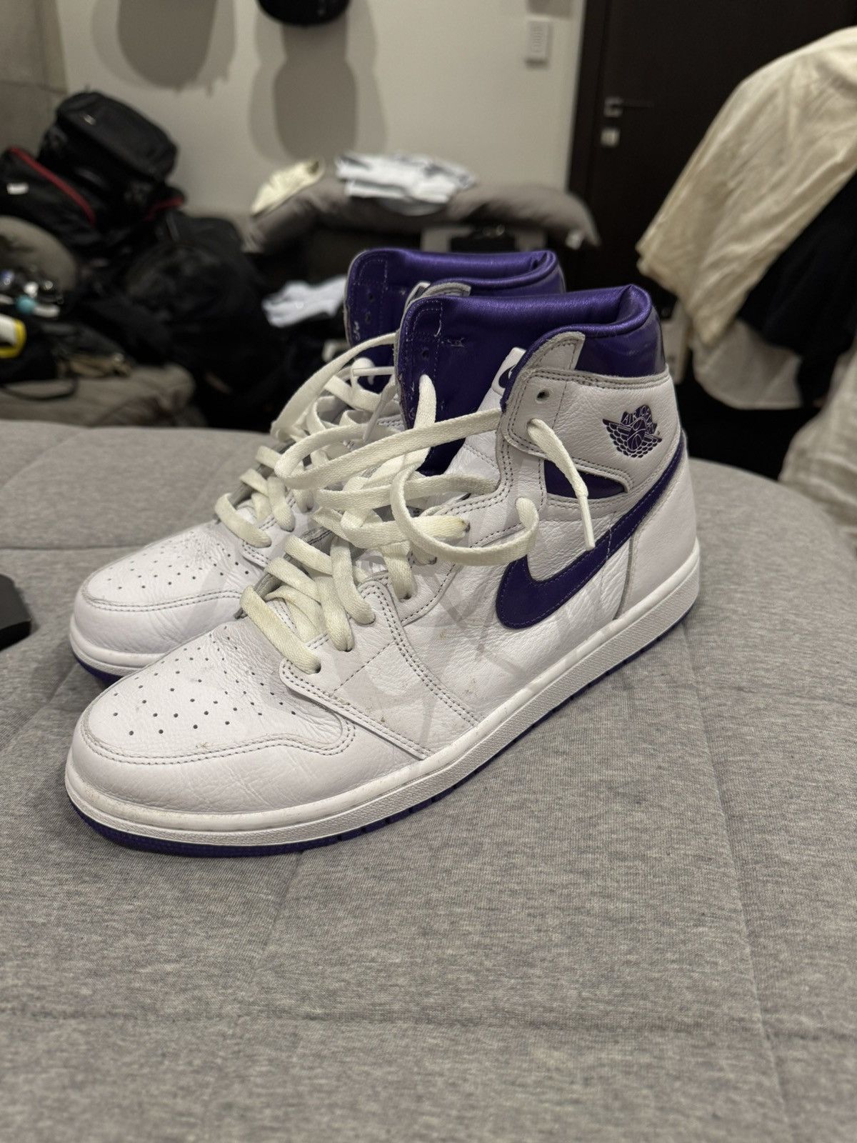 Jordan Brand × Nike AIR JORDAN 1 “COURT PURPLE” Size US 10.5 / EU 43-44 - 1 Thumbnail