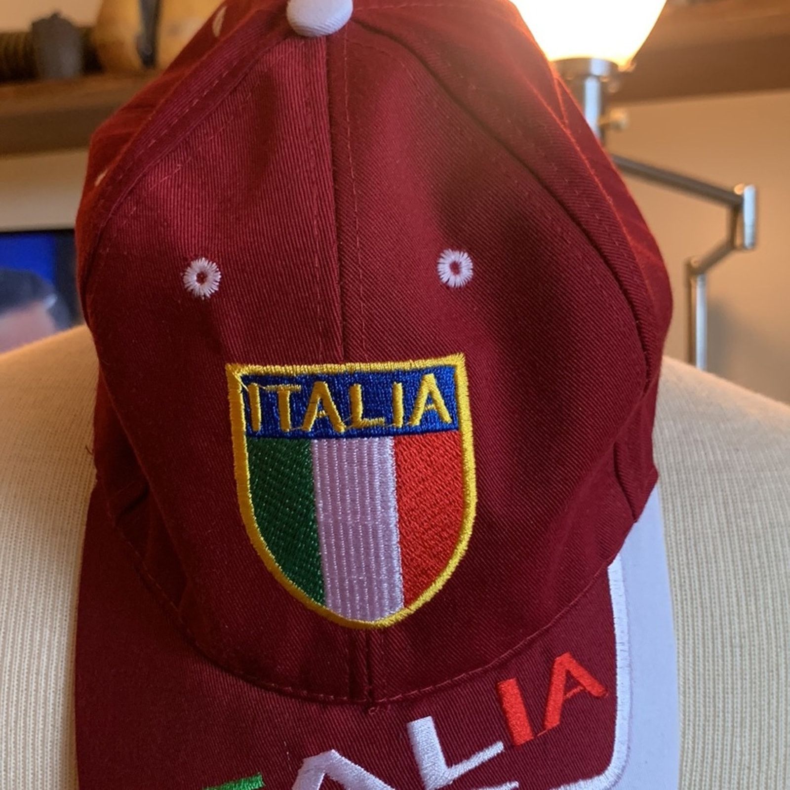 Vintage Italia Italy Soccer Futbol trucker baseball hat Size ONE SIZE - 3 Thumbnail