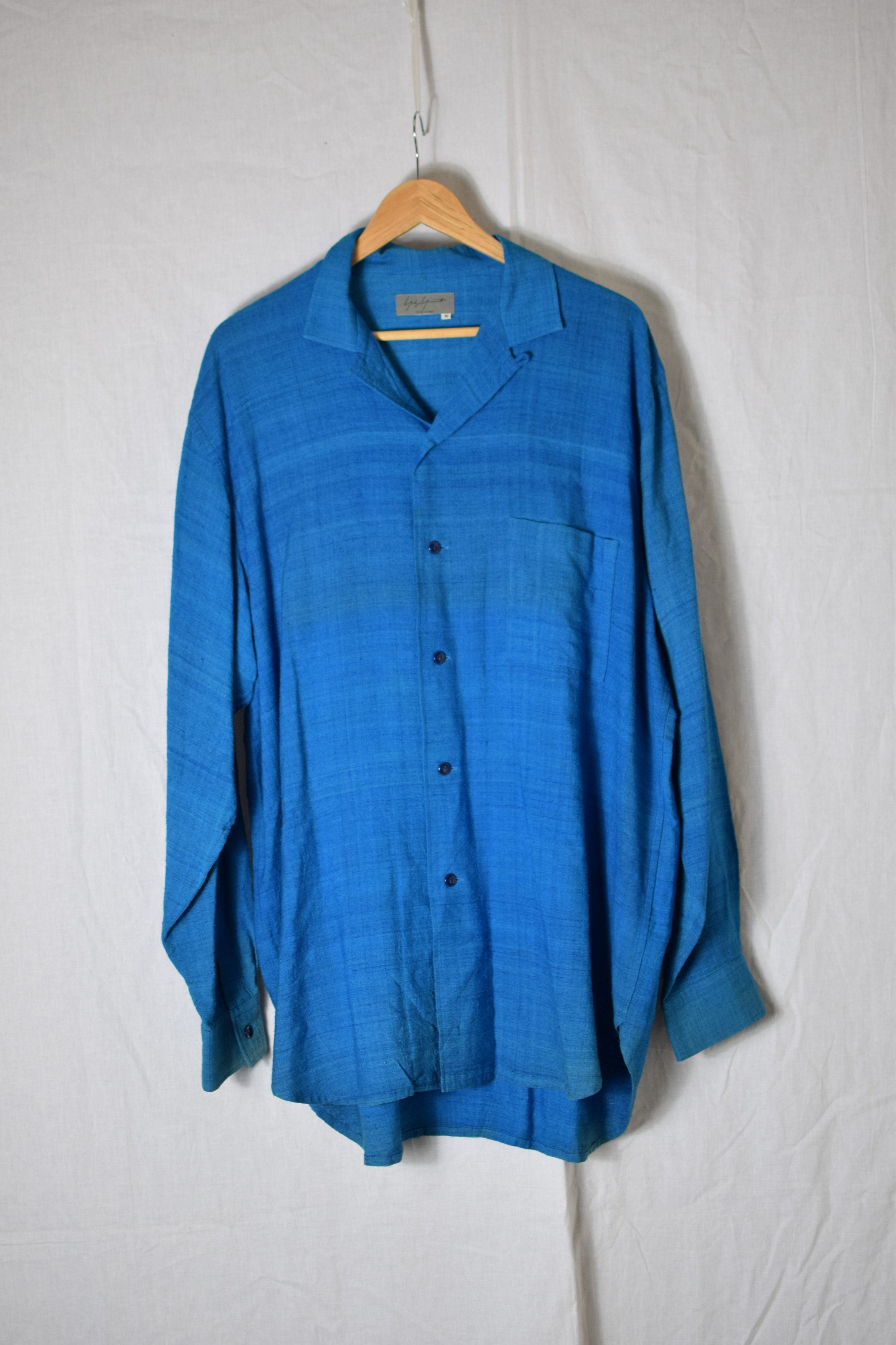 Yohji Yamamoto YYPH Archive Blue Shirt Size US L / EU 52-54 / 3 - 2 Thumbnail
